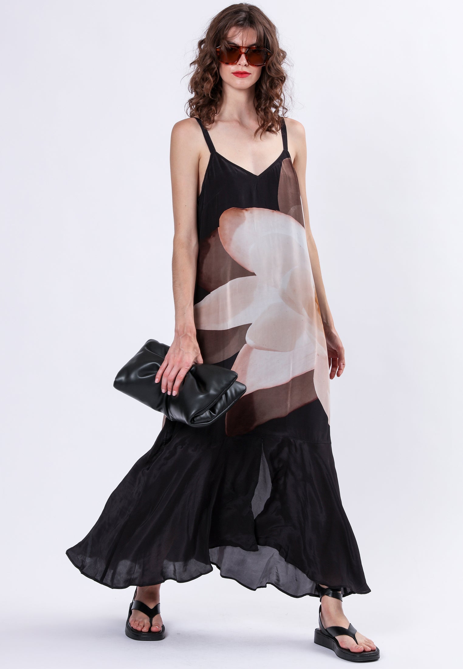 JADE MAXI DRESS SOLAR SEPIA