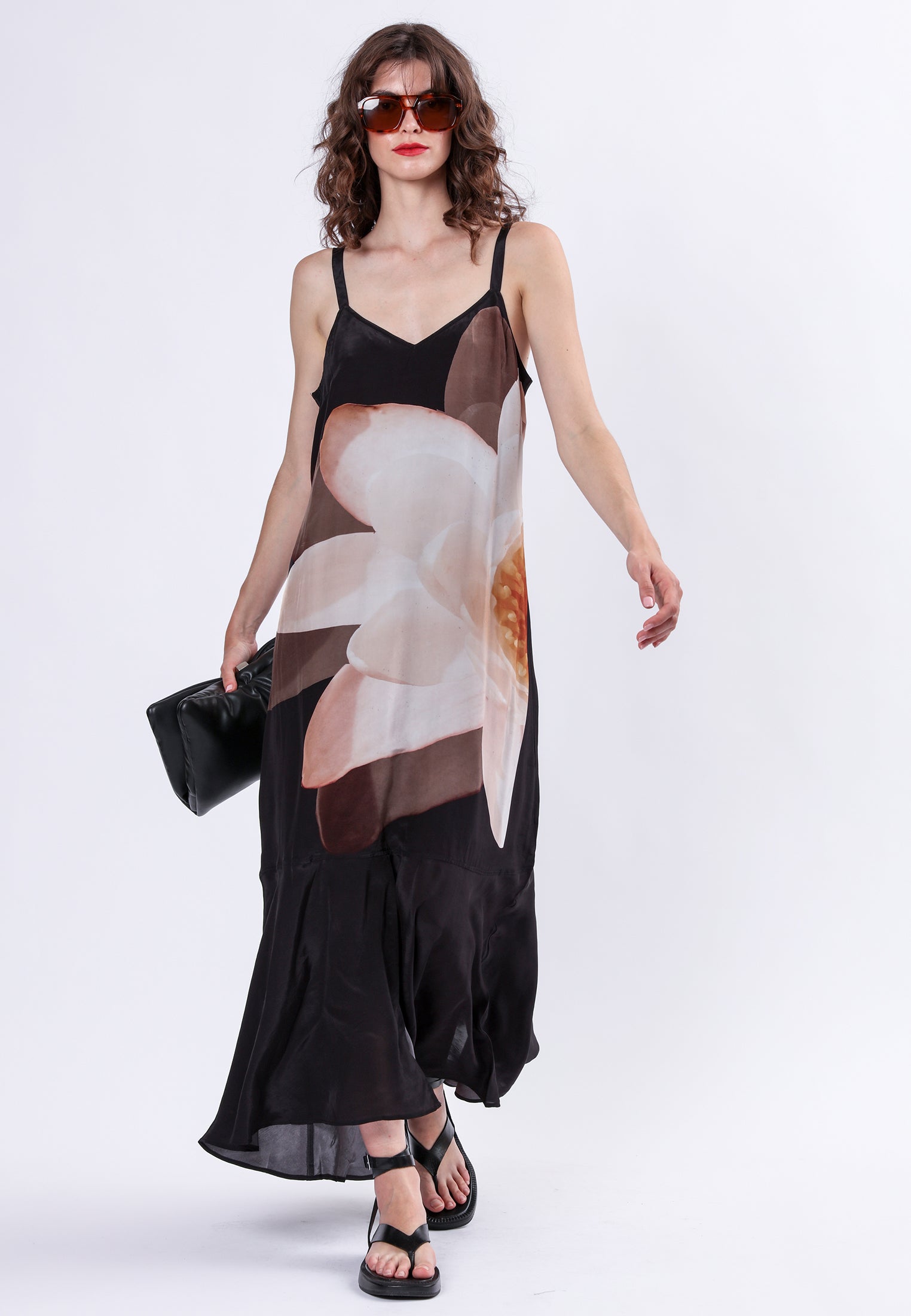 JADE MAXI DRESS SOLAR SEPIA