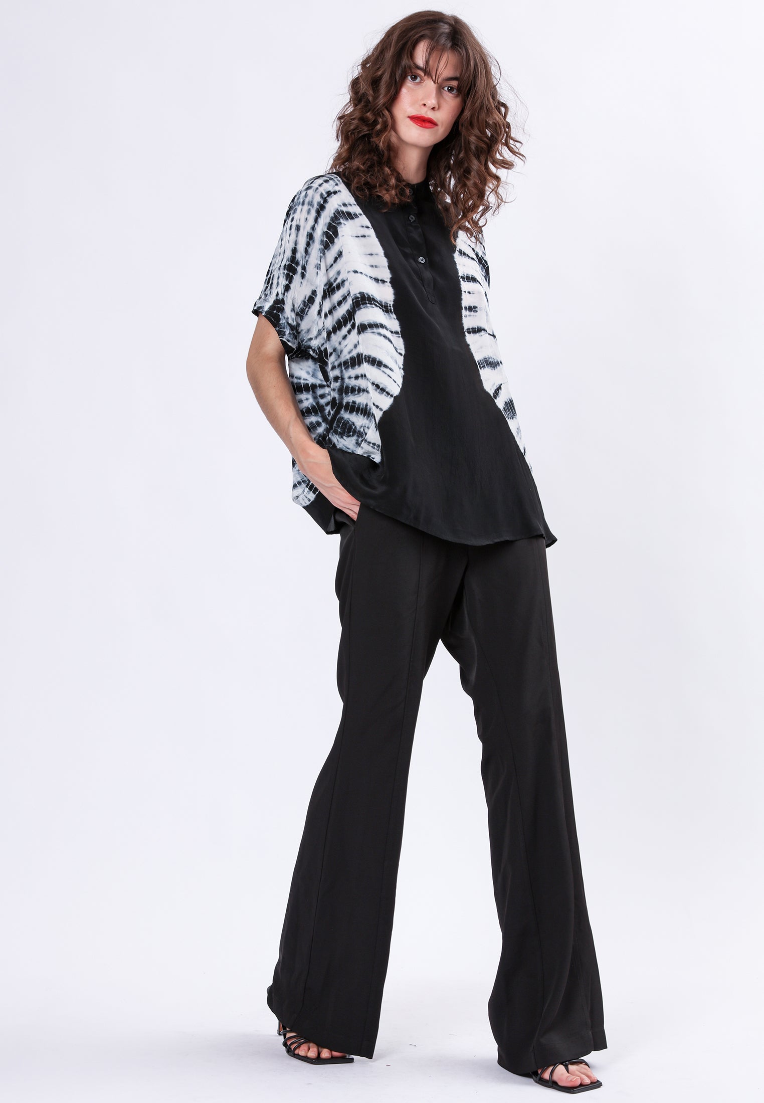 JADE TOP TIE DYE BLACK