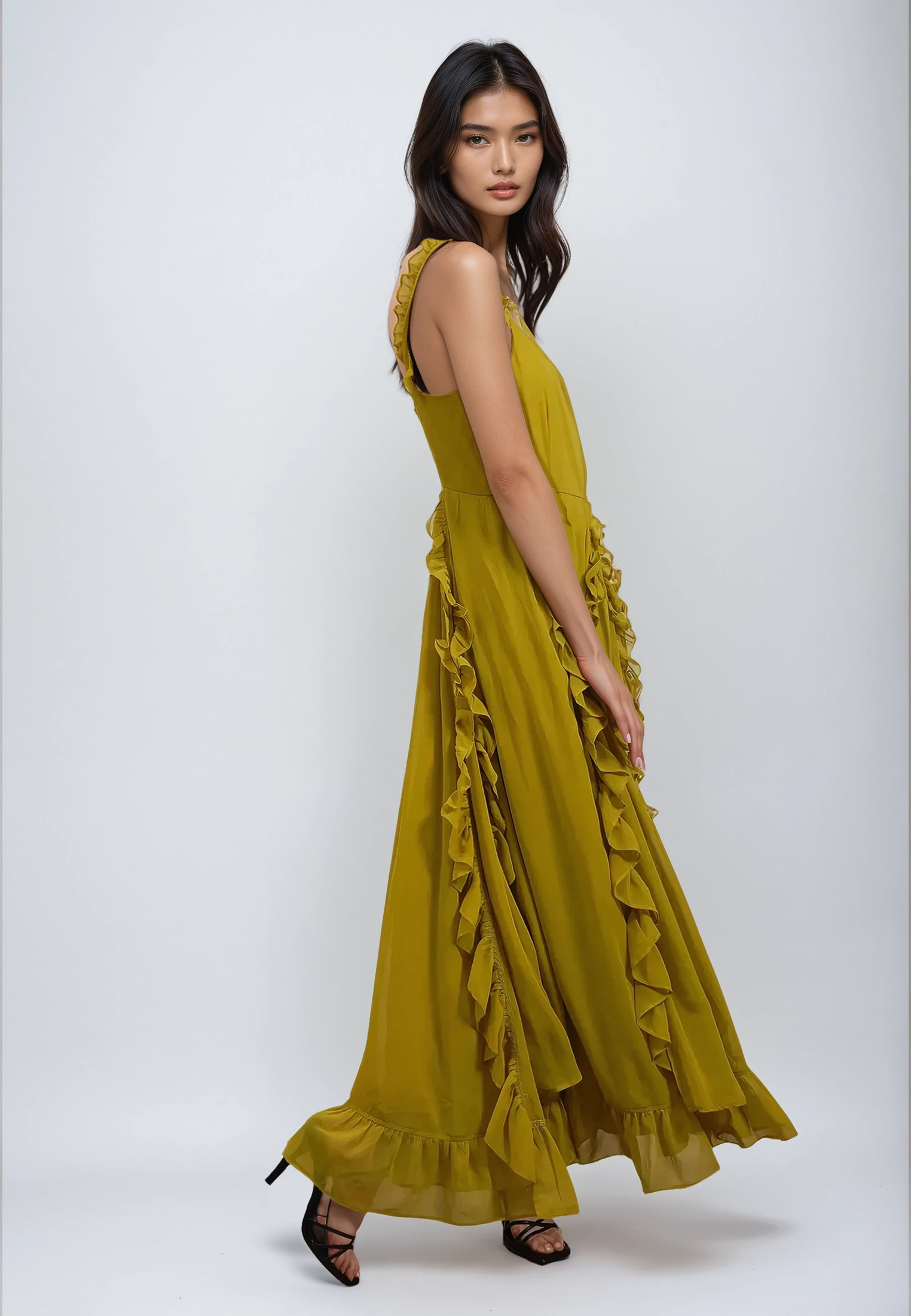 KATE MAXI DRESS OCHRE