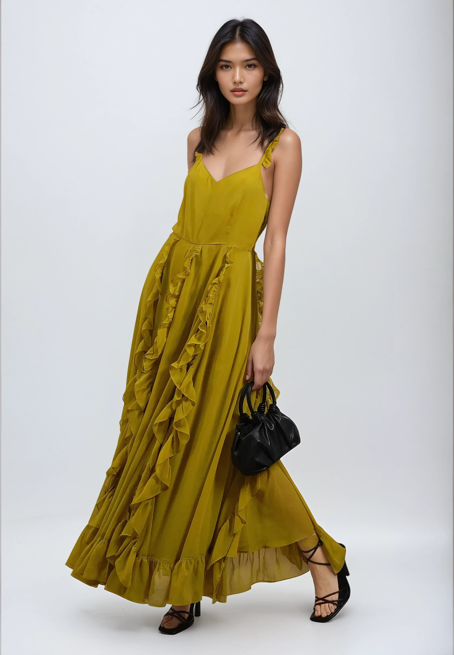 KATE MAXI DRESS OCHRE