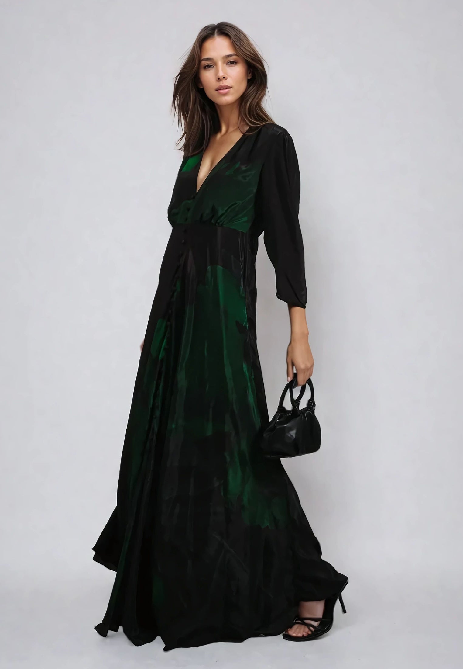 MARYAM MAXI DRESS PRIME GREEN