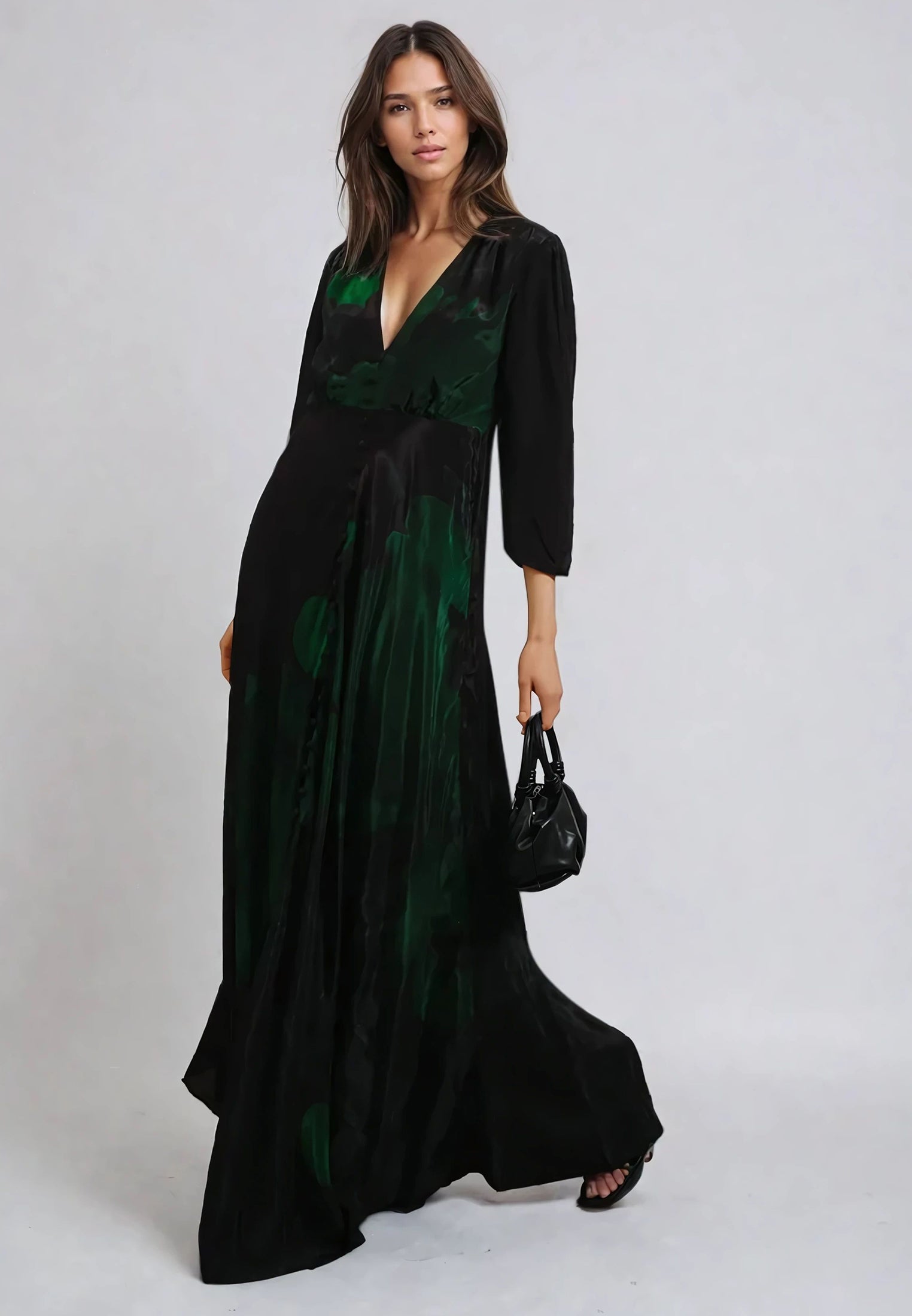 MARYAM MAXI DRESS PRIME GREEN