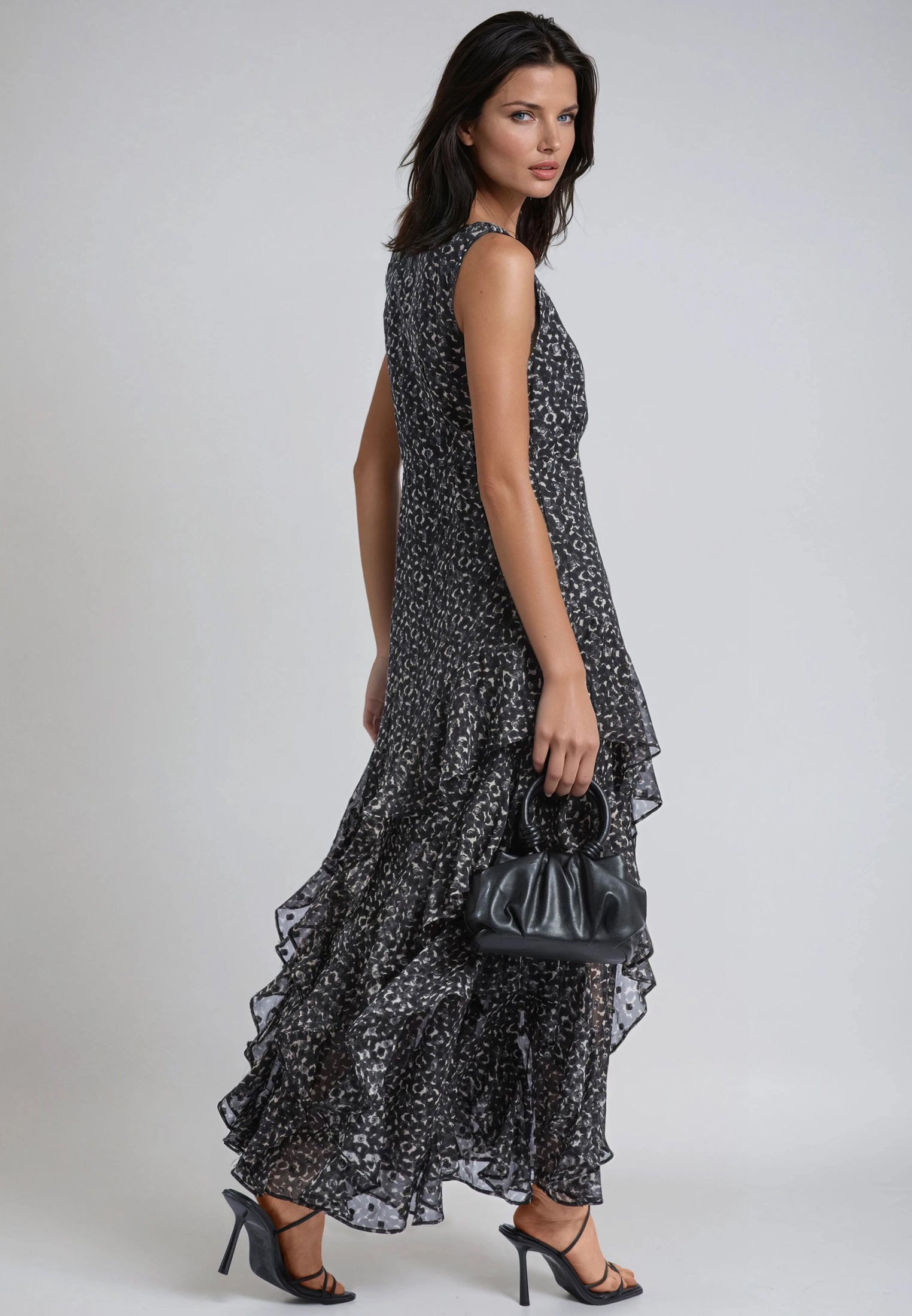 MAYA MAXI DRESS BLEND POLKADOT PRINT