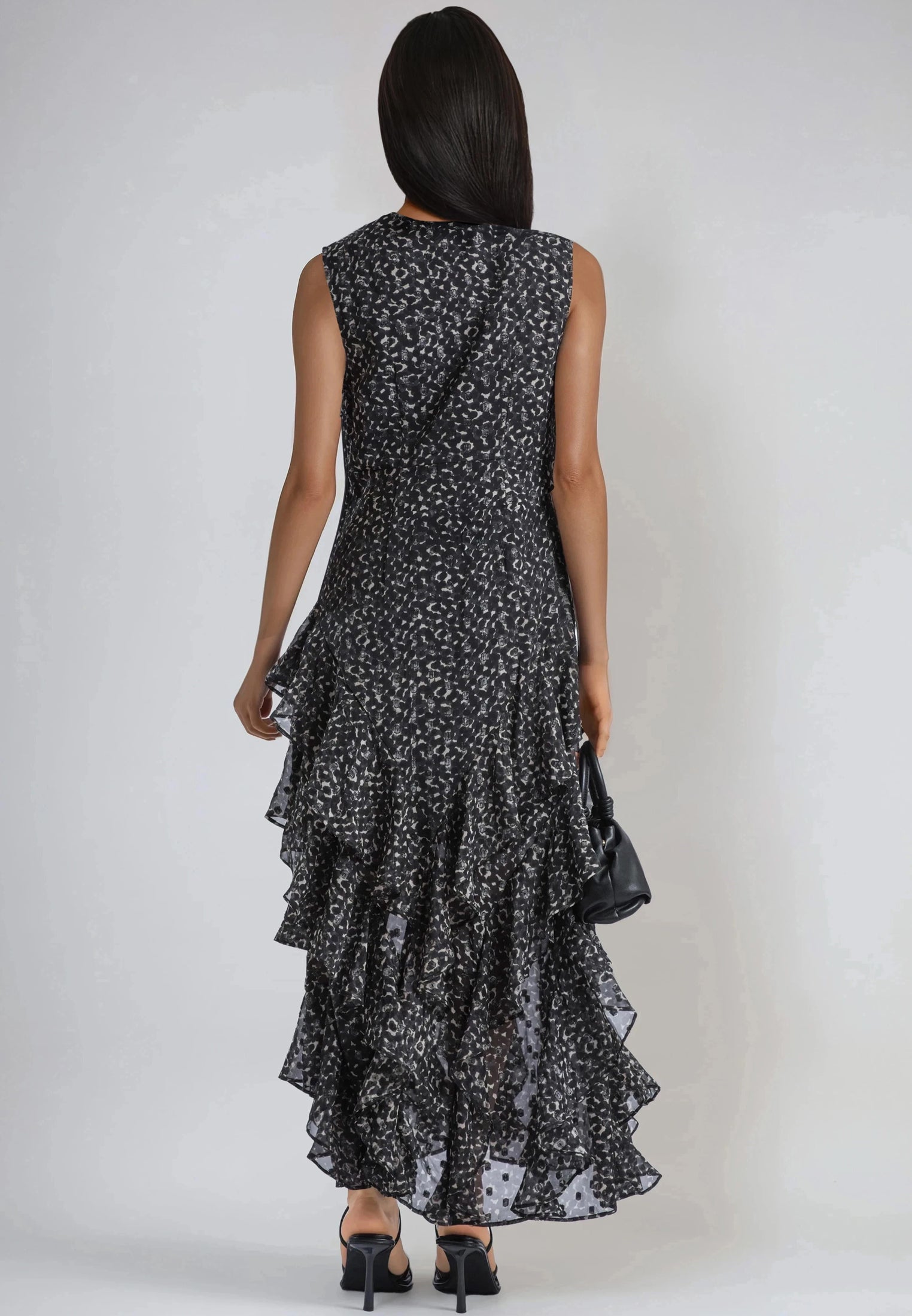 MAYA MAXI DRESS BLEND POLKADOT PRINT
