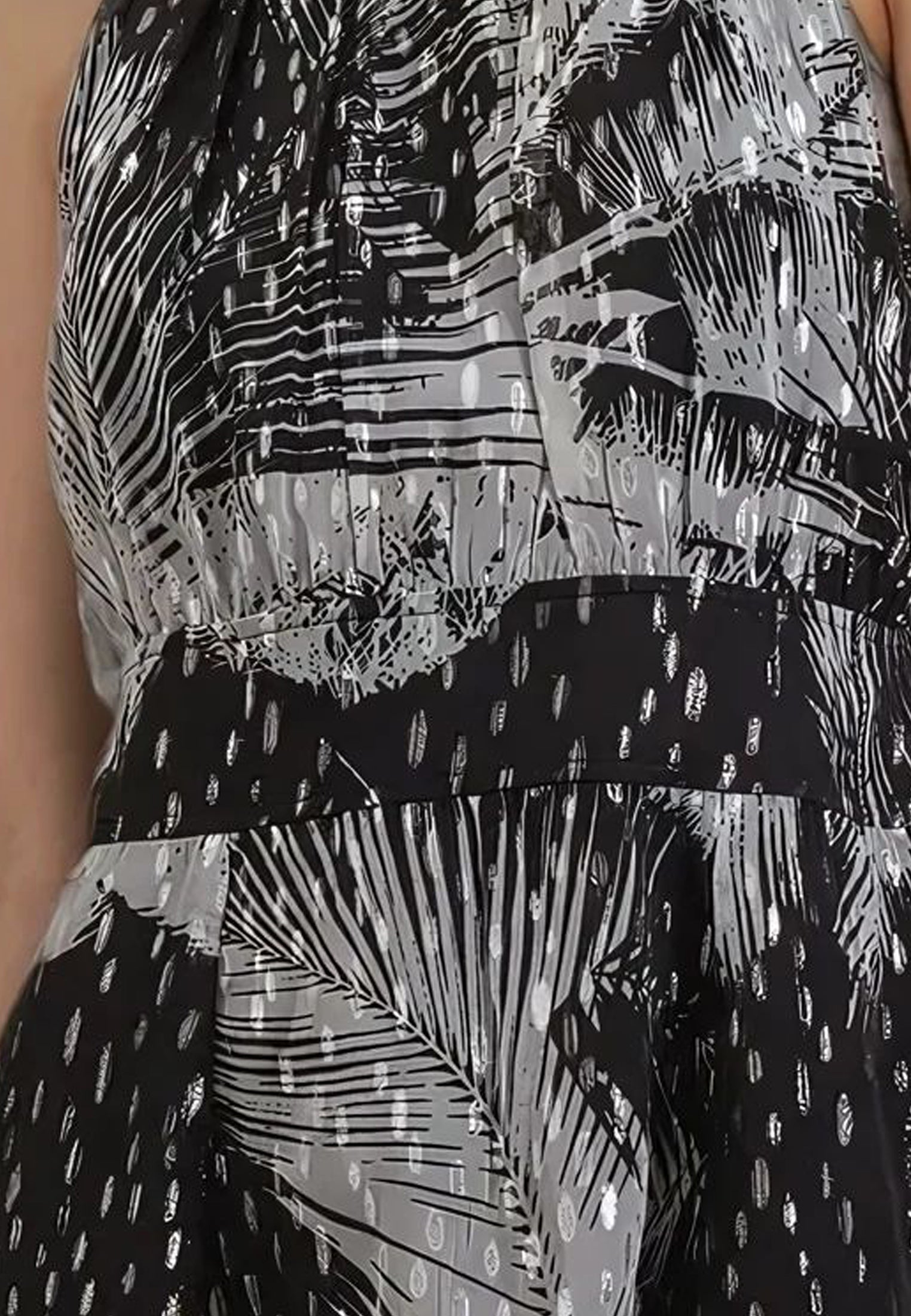 PALM MINI DRESS BLACK