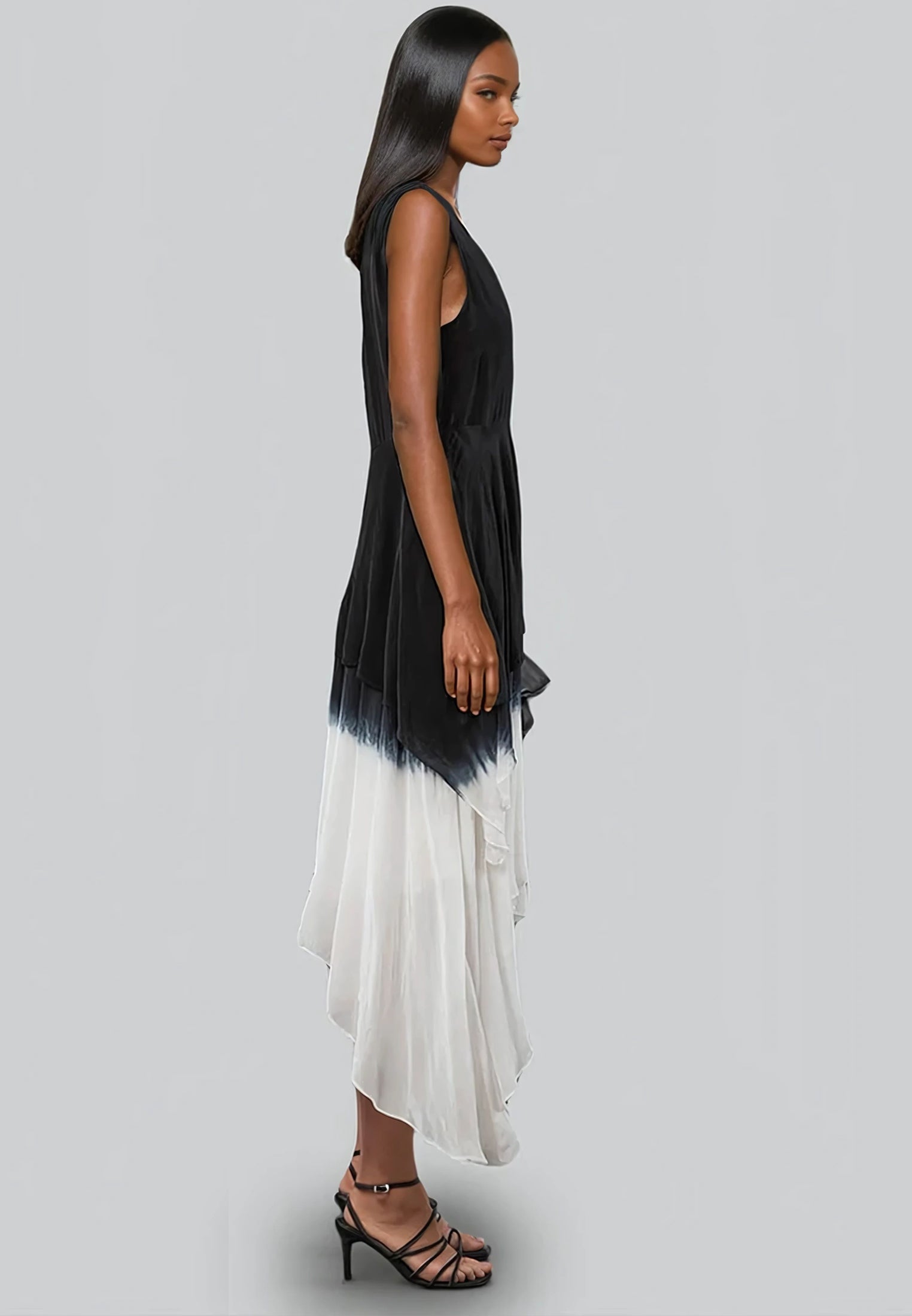 SERPENTINE DRESS DIP DYE