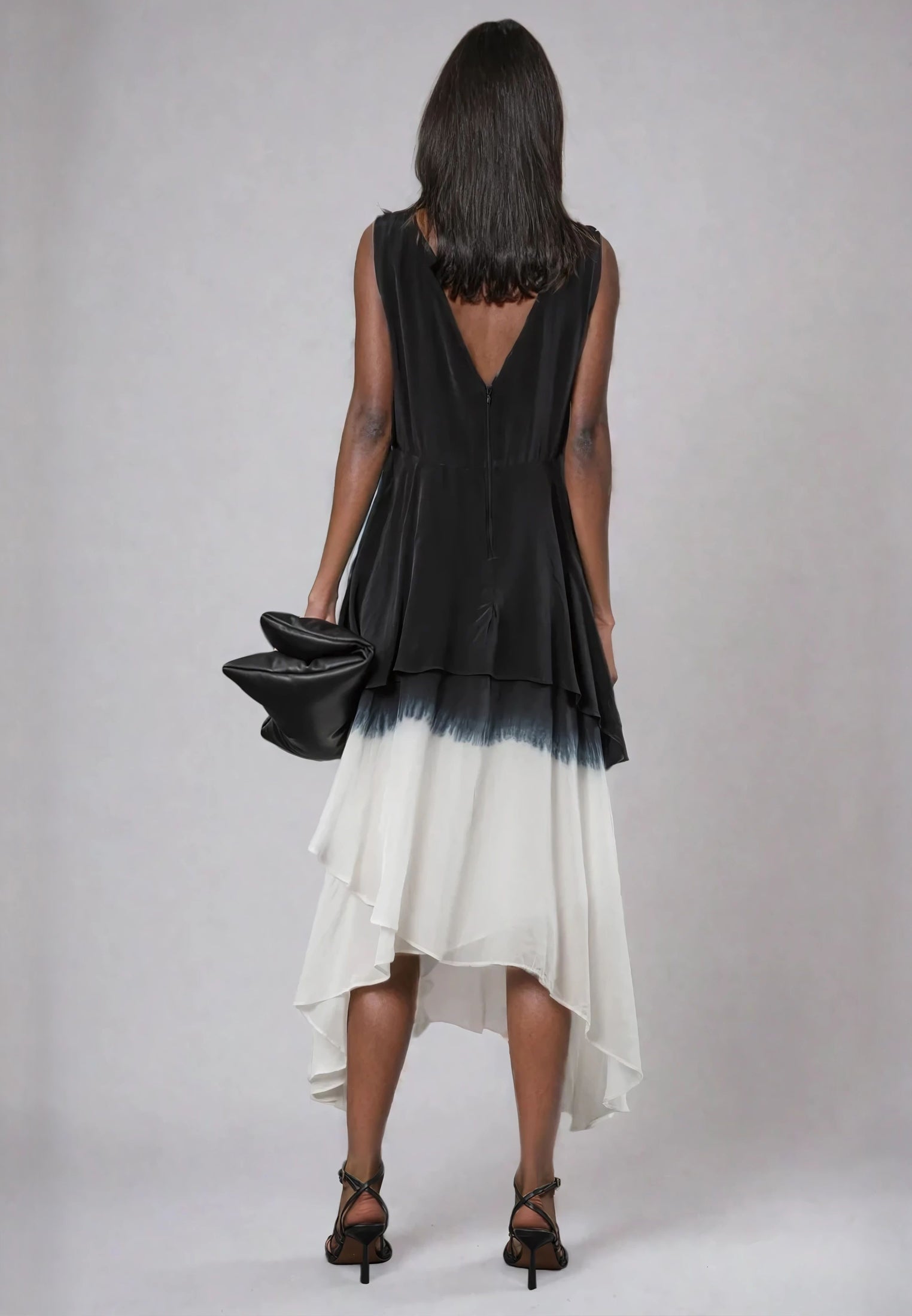 SERPENTINE DRESS DIP DYE