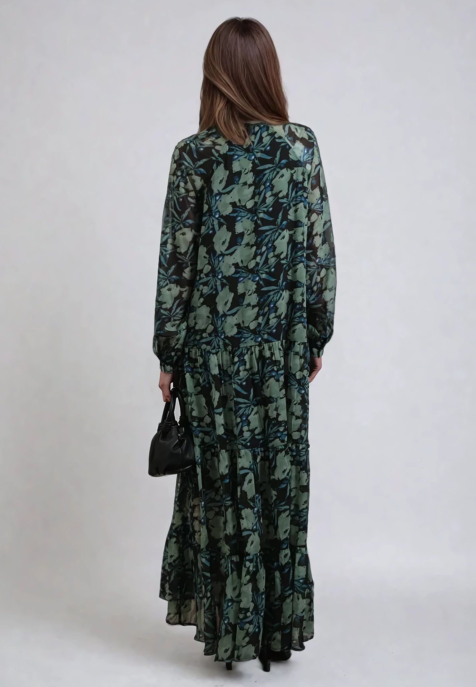 SUNSET MAXI DRESS PRIME GREEN