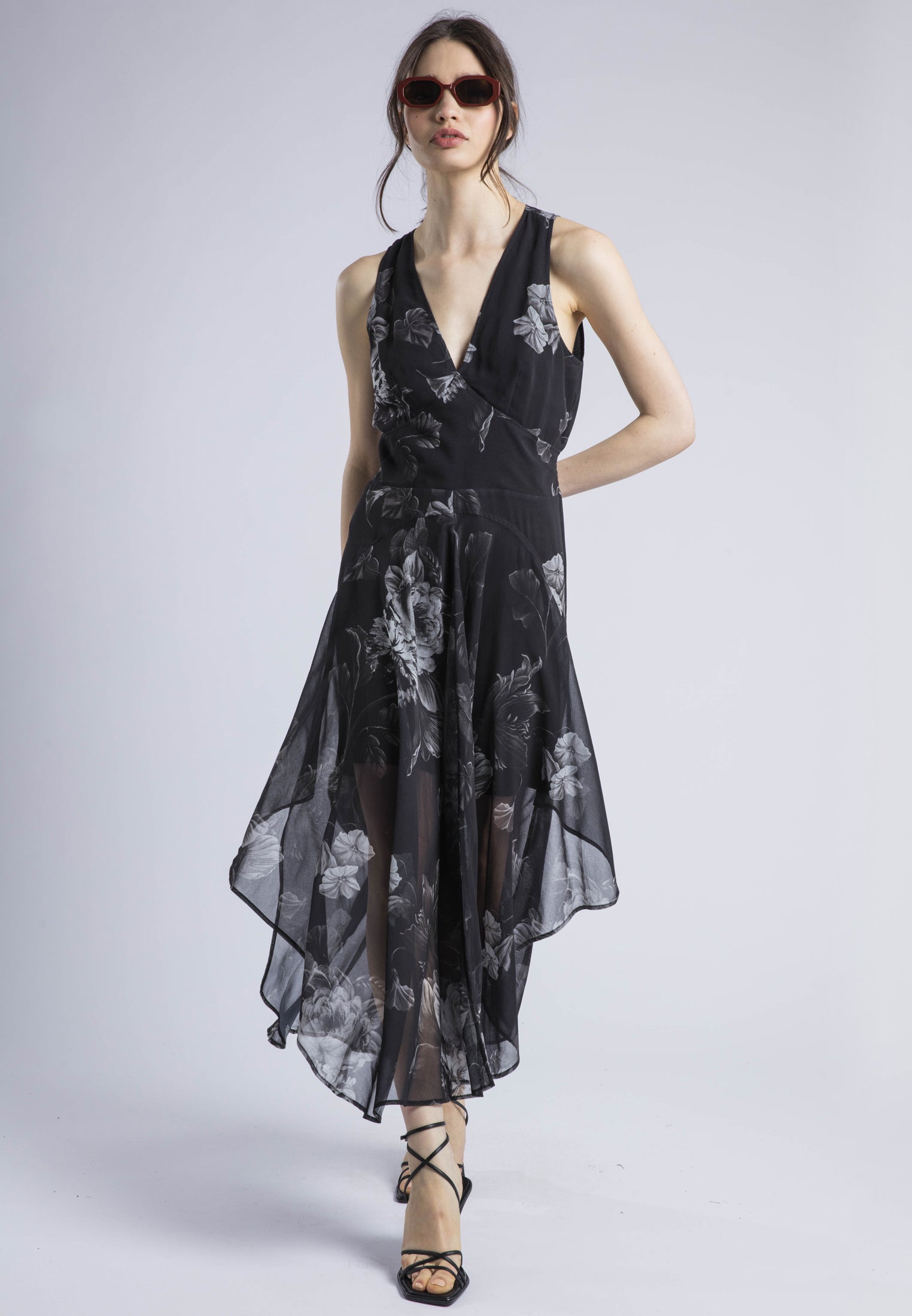 AIDA MIDI DRESS FLORAL