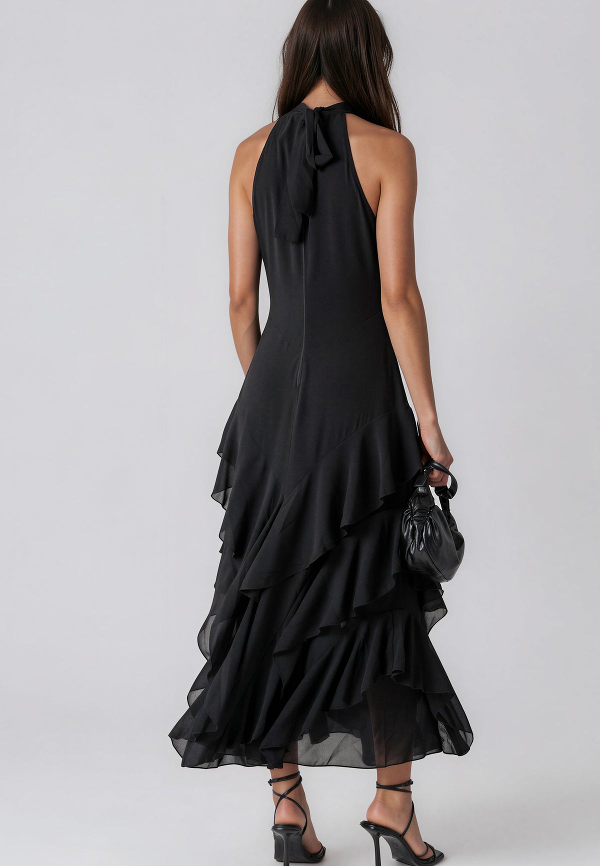 TAYLOR MAXI DRESS JET BLACK
