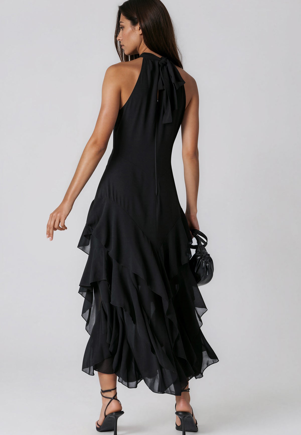 TAYLOR MAXI DRESS JET BLACK