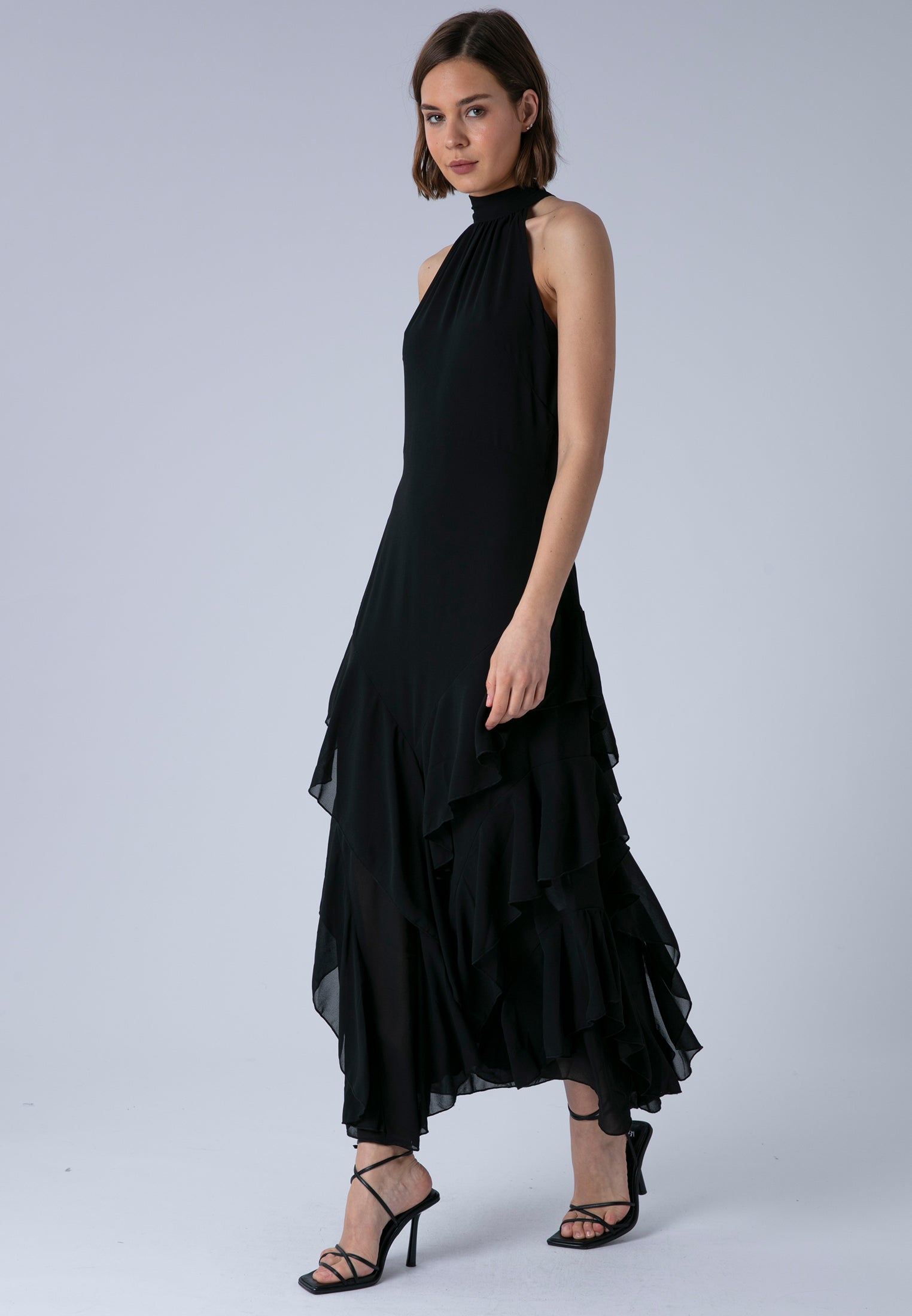 TAYLOR MAXI DRESS JET BLACK