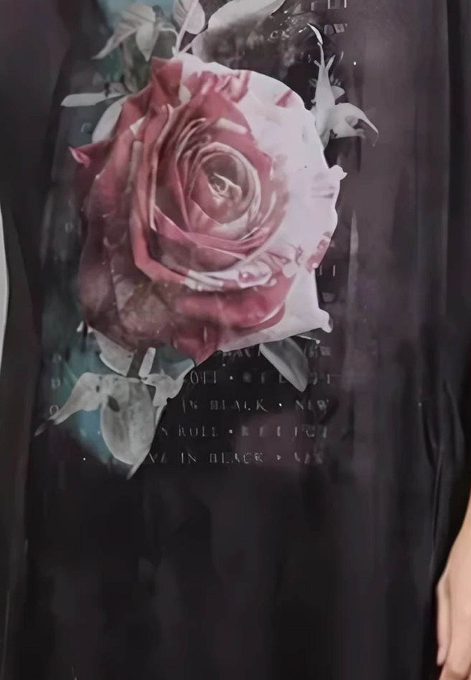 CLOAK MAXI TEE DRESS BLUSH GRAPHIC