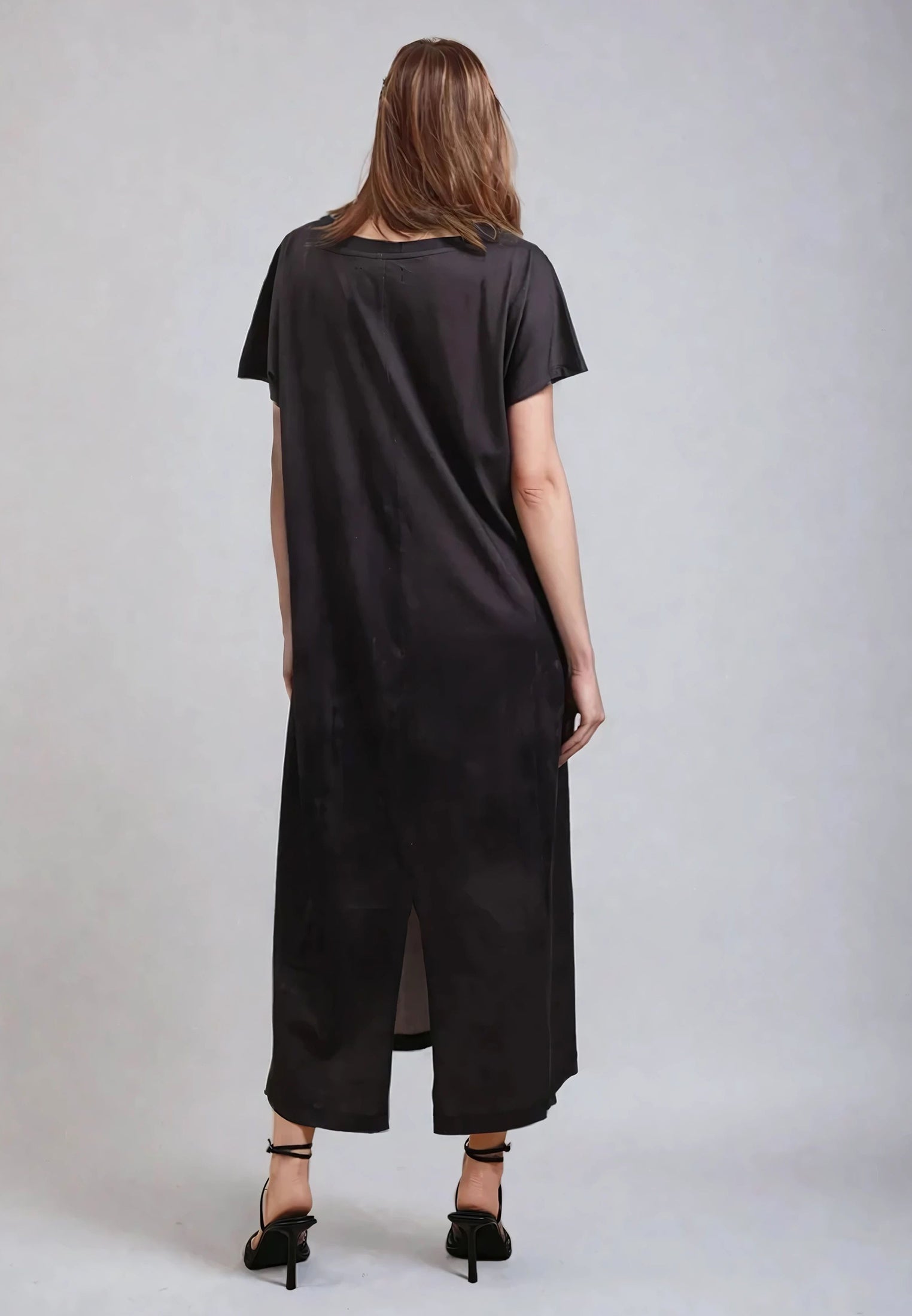 CLOAK MAXI TEE DRESS BLUSH GRAPHIC