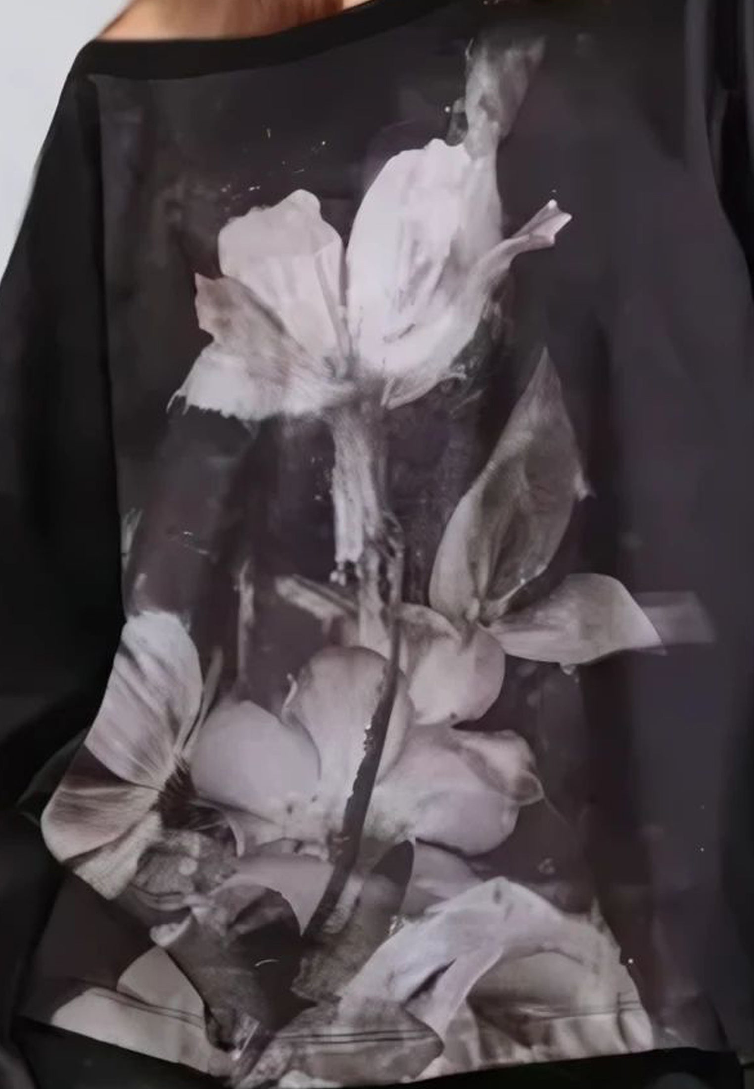 CLOAK LS TOP WILD PRINT