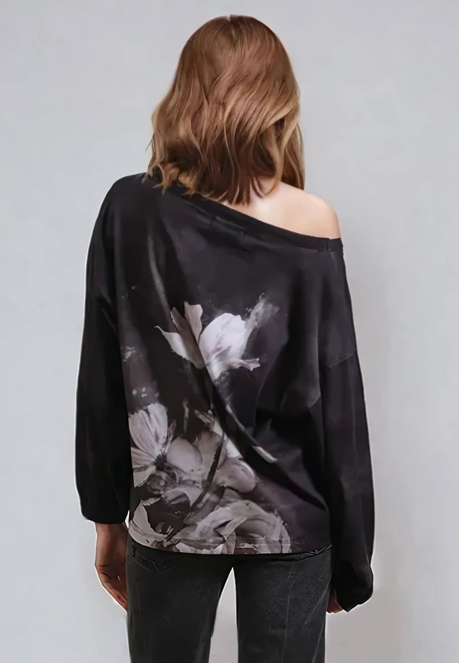 CLOAK LS TOP WILD PRINT
