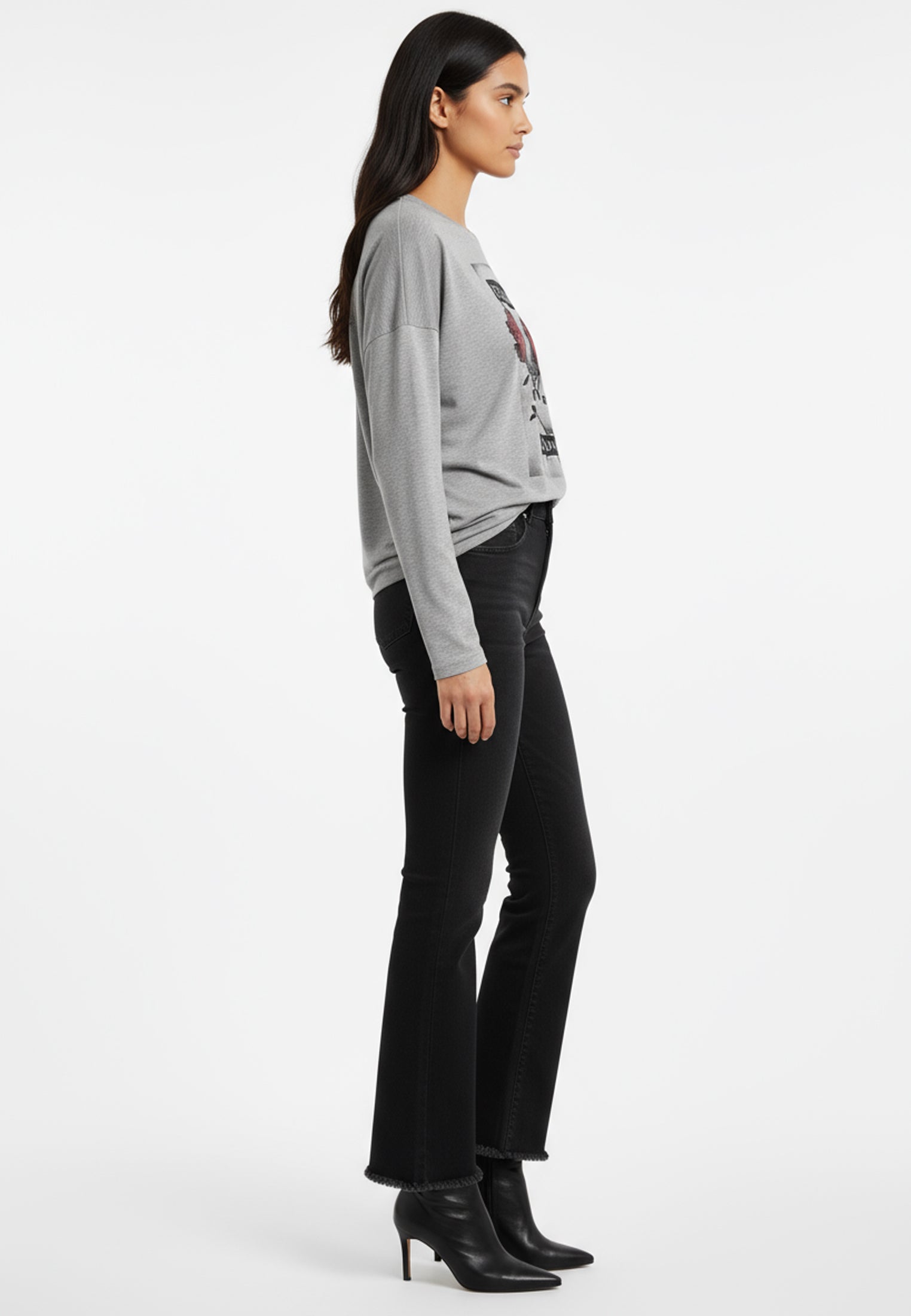 FLUSH TOP GREY MARL