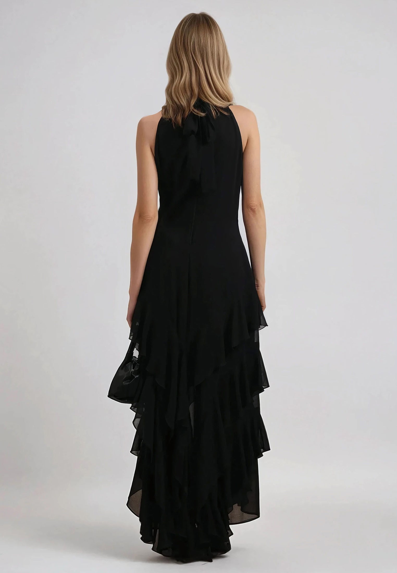 TAYLOR MAXI DRESS JET BLACK