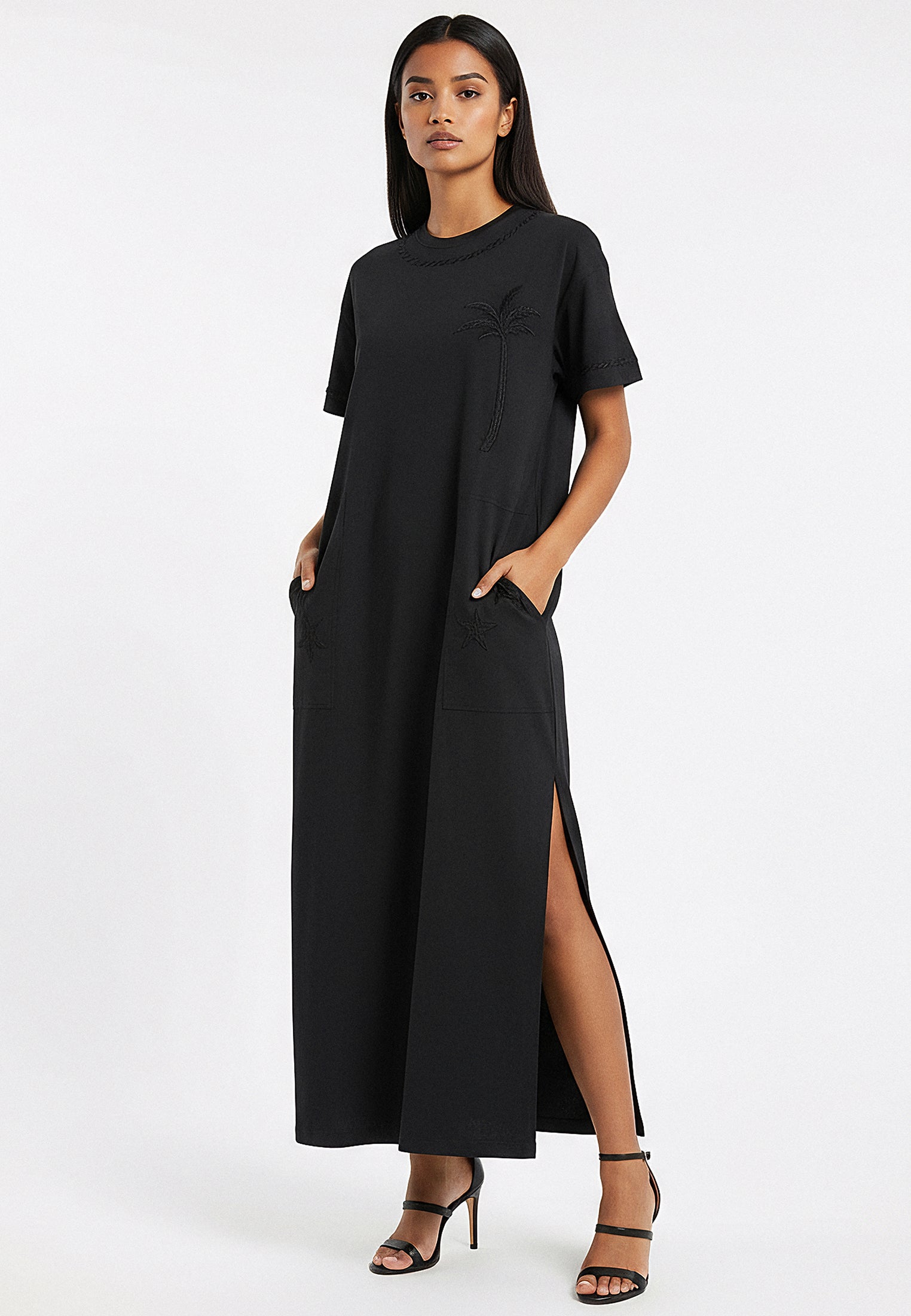 SUMMER DRESS WASHED BLACK
