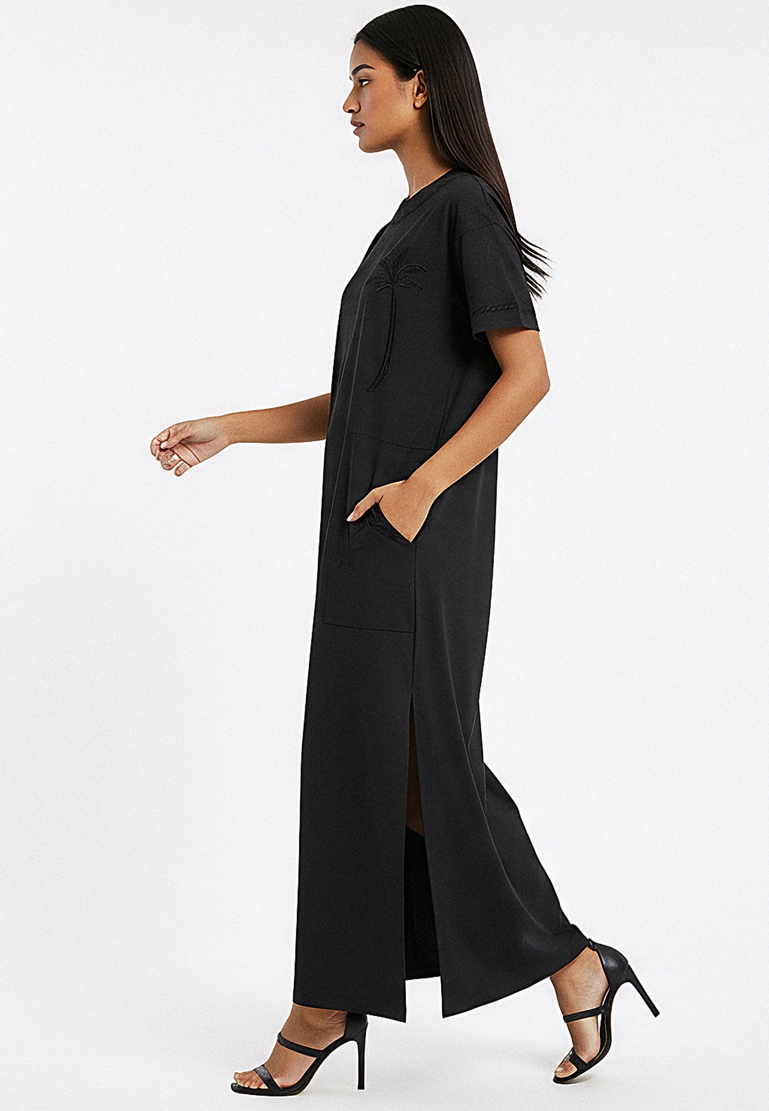 SUMMER DRESS WASHED BLACK