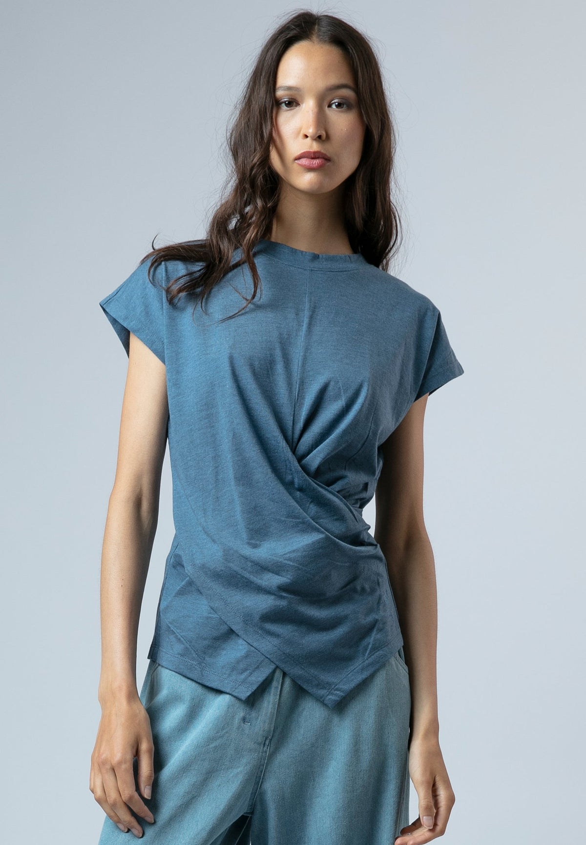 TIME T-SHIRT BLUE ASHES
