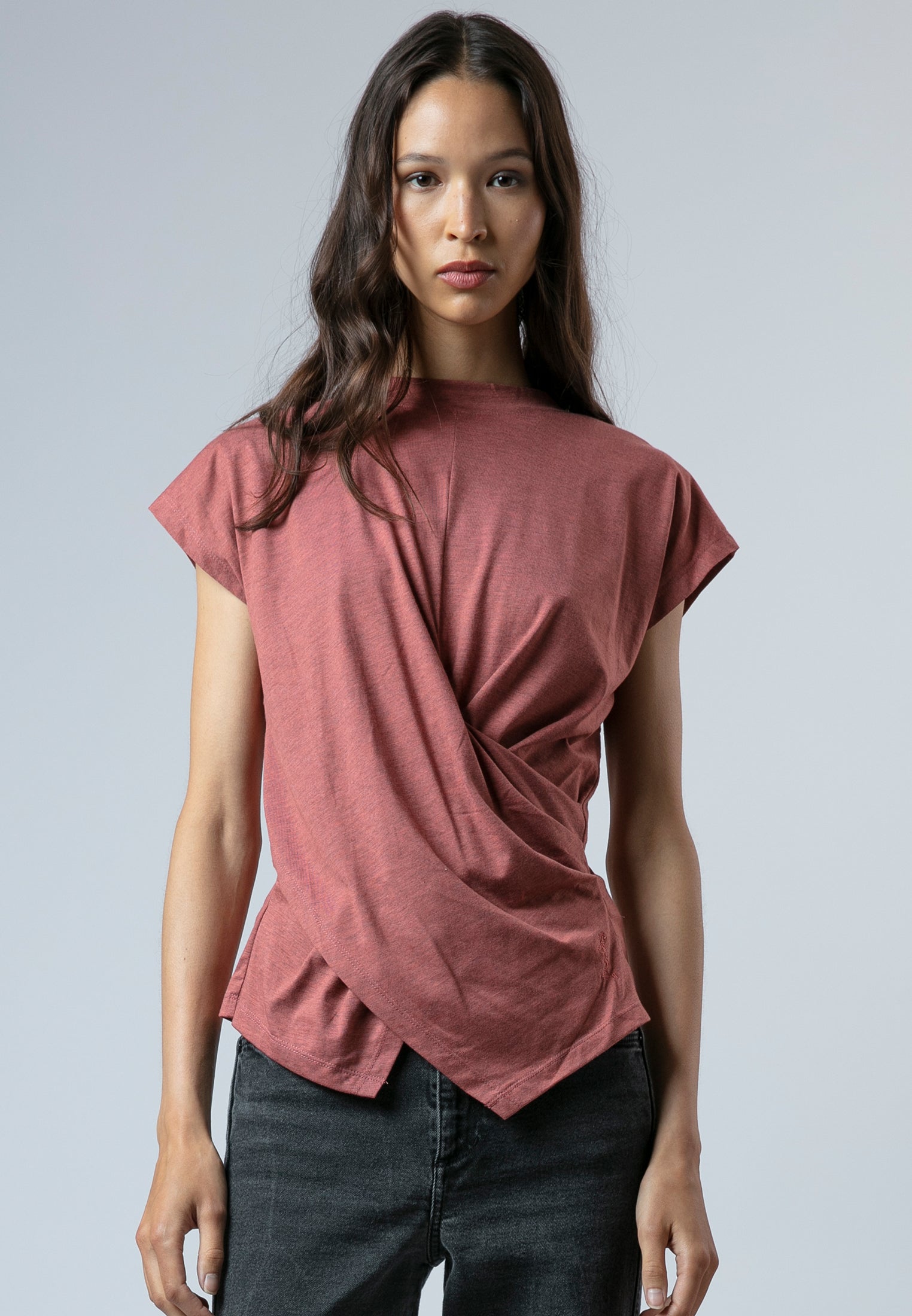 TIME T-SHIRT BURNT ORANGE