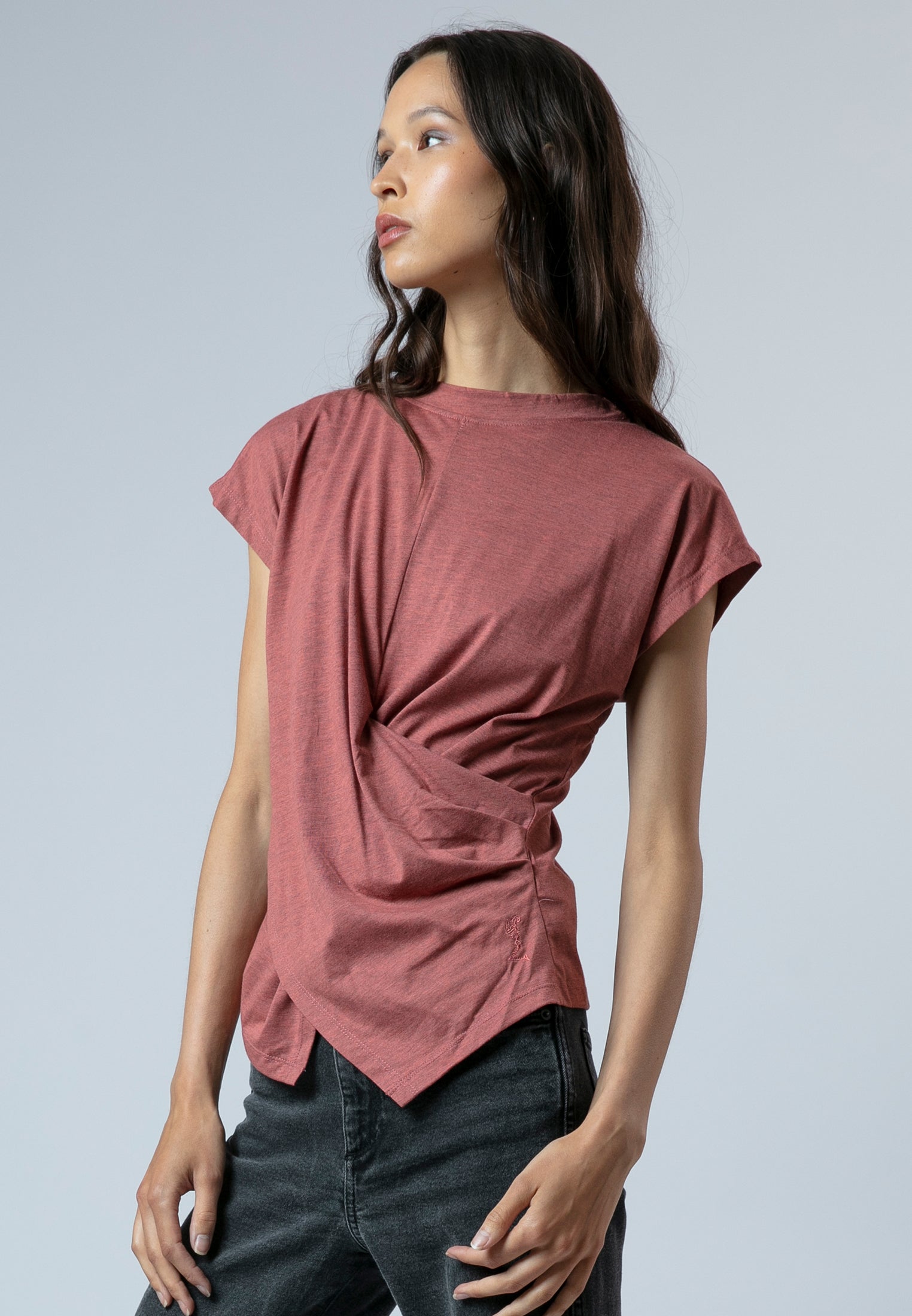 TIME T-SHIRT BURNT ORANGE