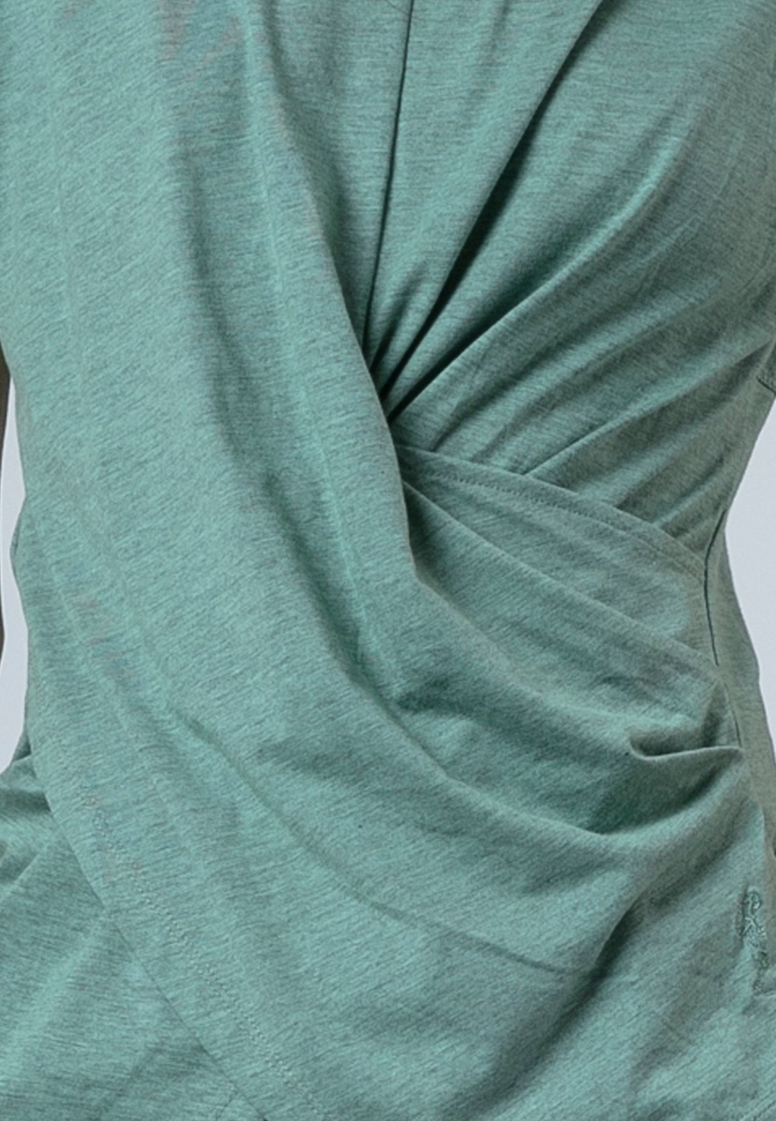 TIME T-SHIRT GRANITE GREEN