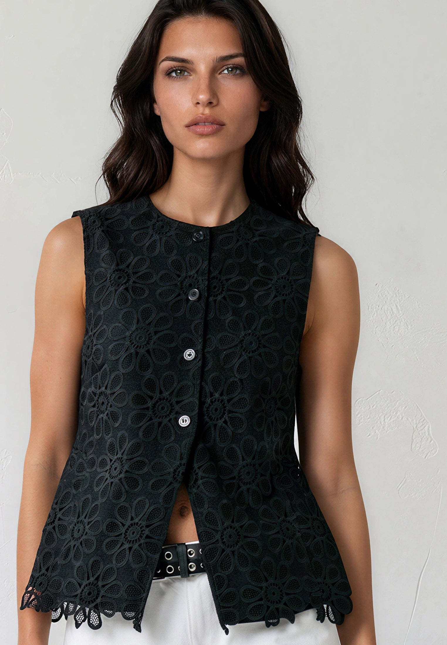 ELLIE WAISTCOAT BLACK