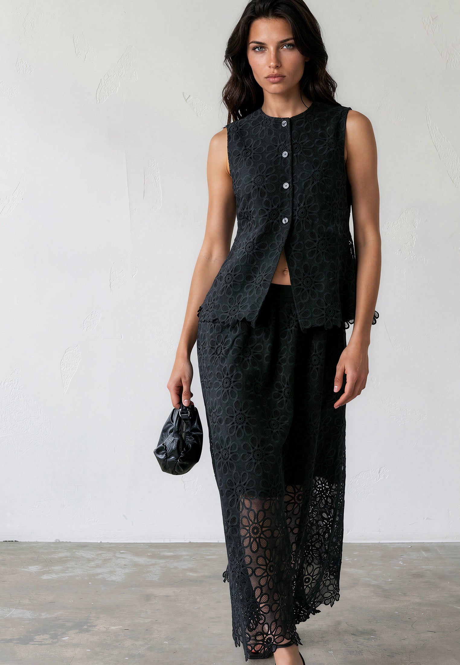 ELLIE WAISTCOAT BLACK