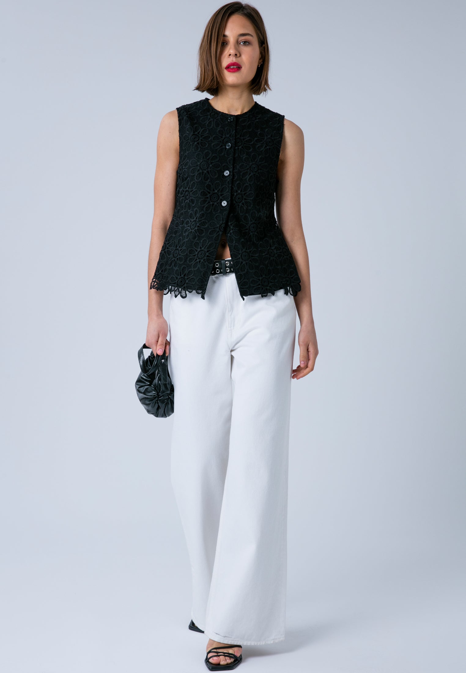 ELLIE WAISTCOAT BLACK