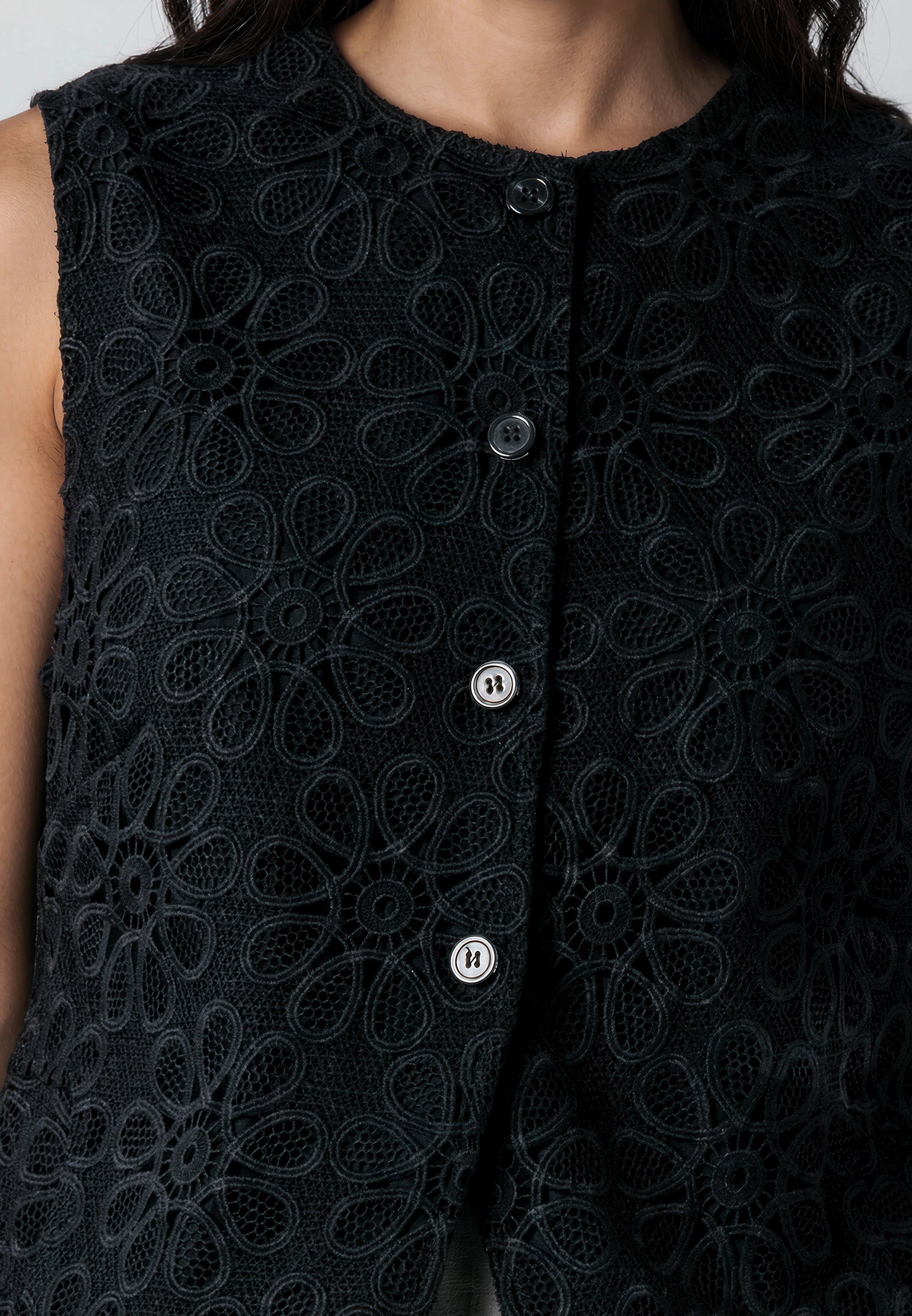 ELLIE WAISTCOAT BLACK