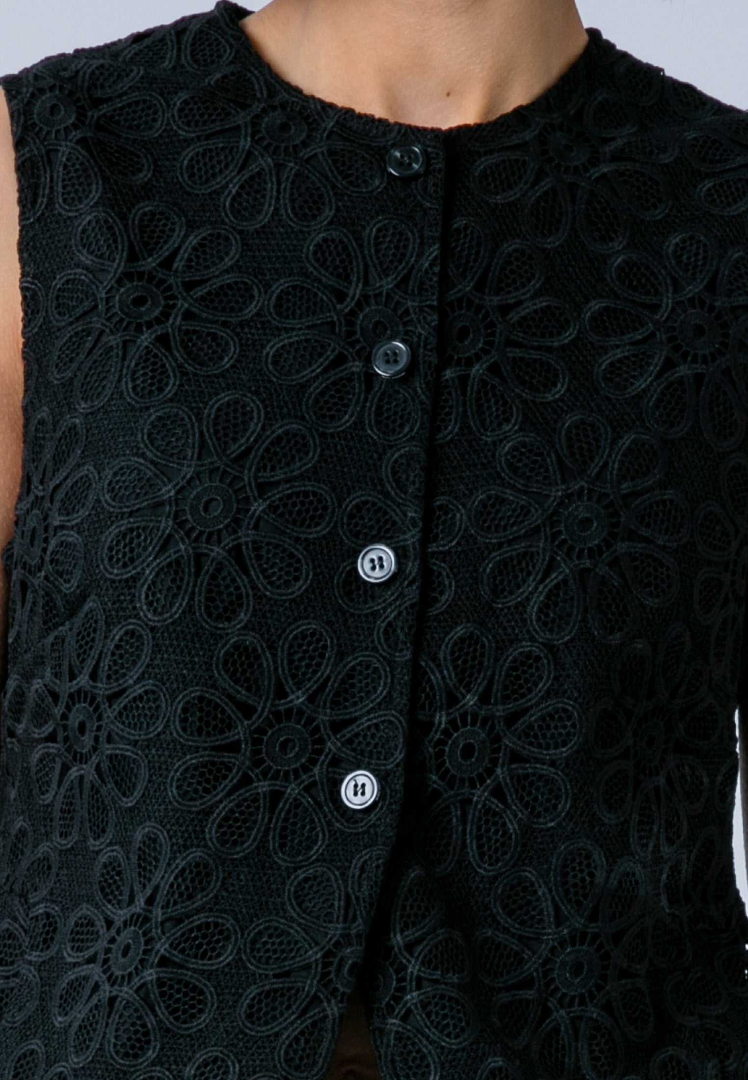 ELLIE WAISTCOAT BLACK