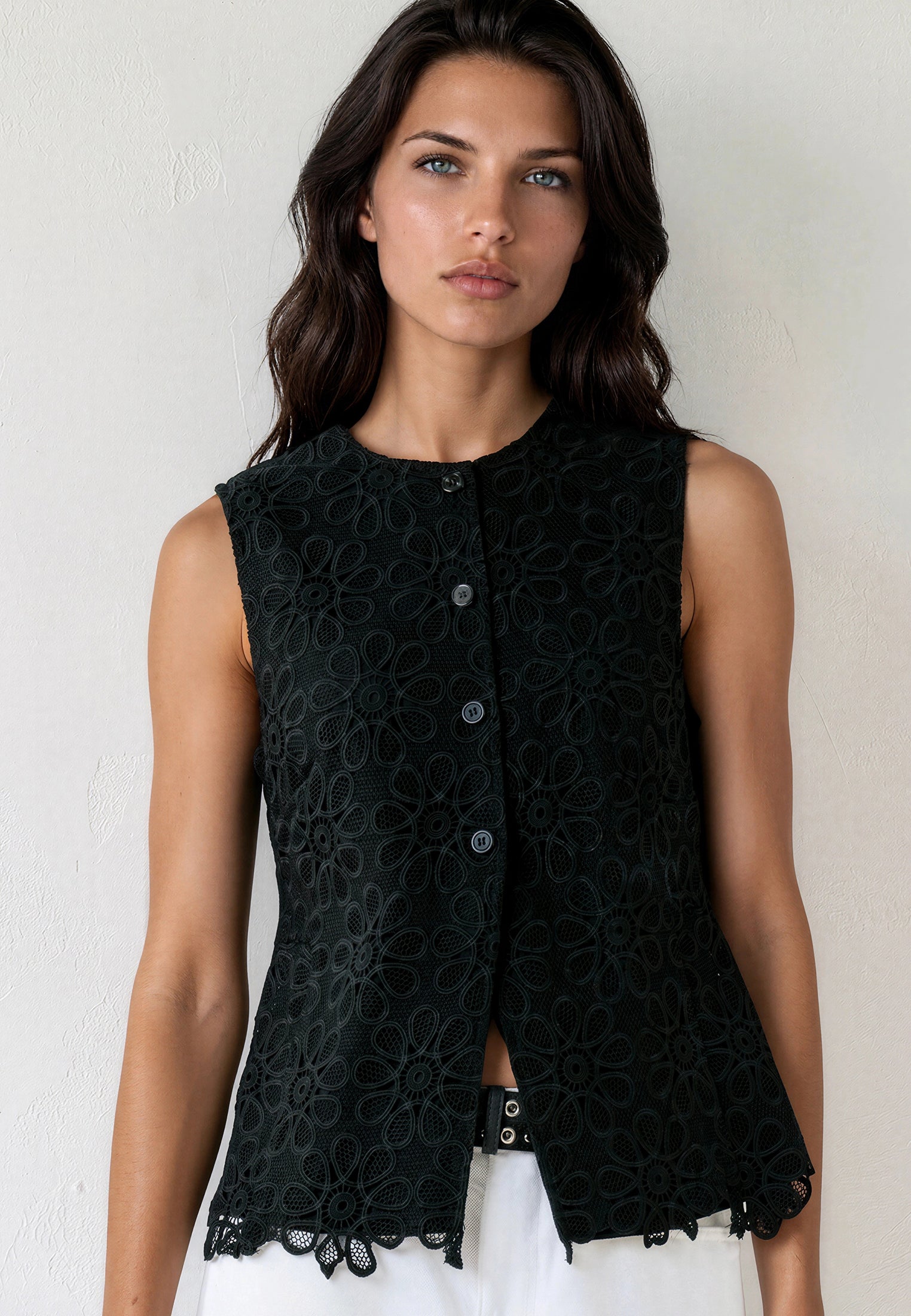 ELLIE WAISTCOAT BLACK