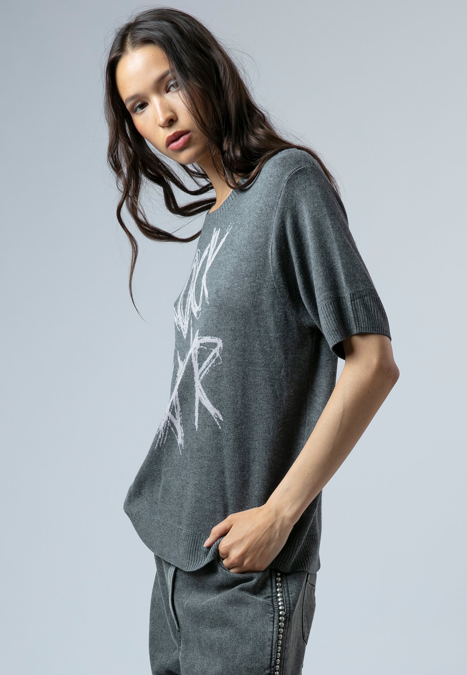 ROSIE JUMPER GREY MARL