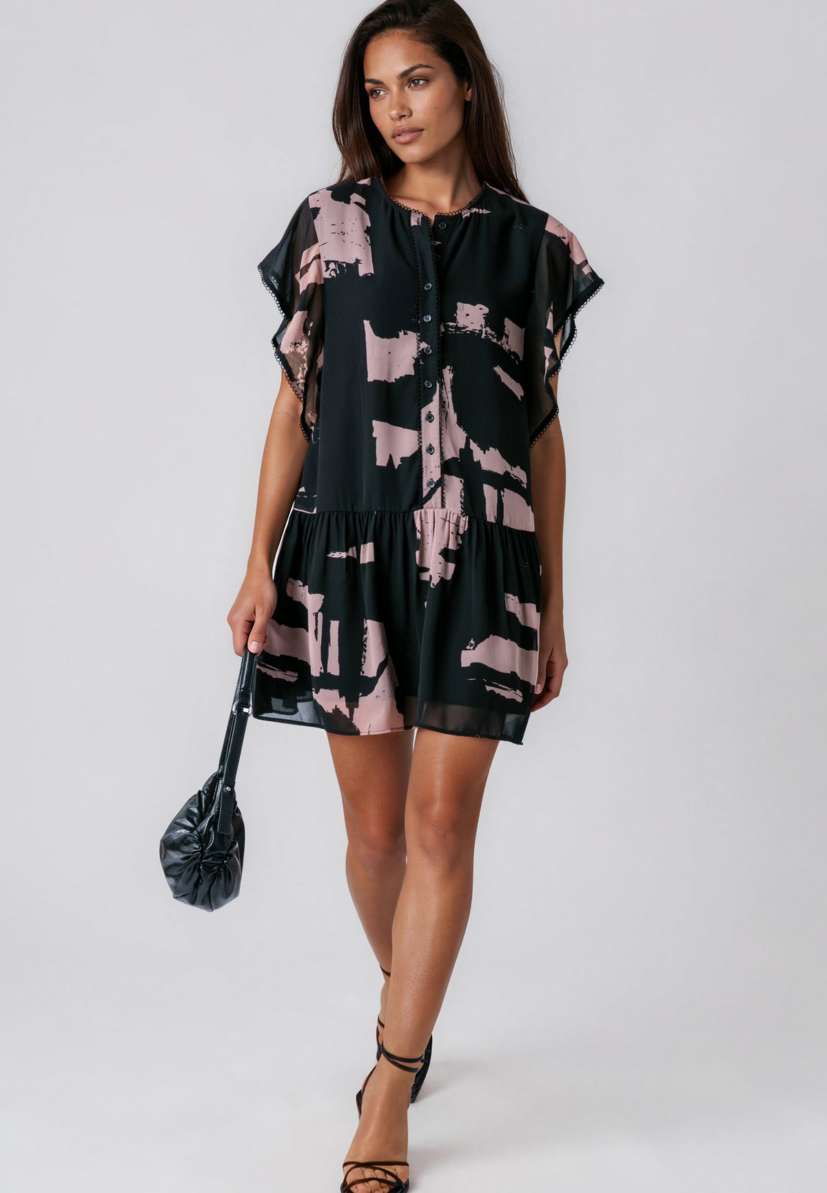 ARA TUNIC FACADE BLACK & ASHES