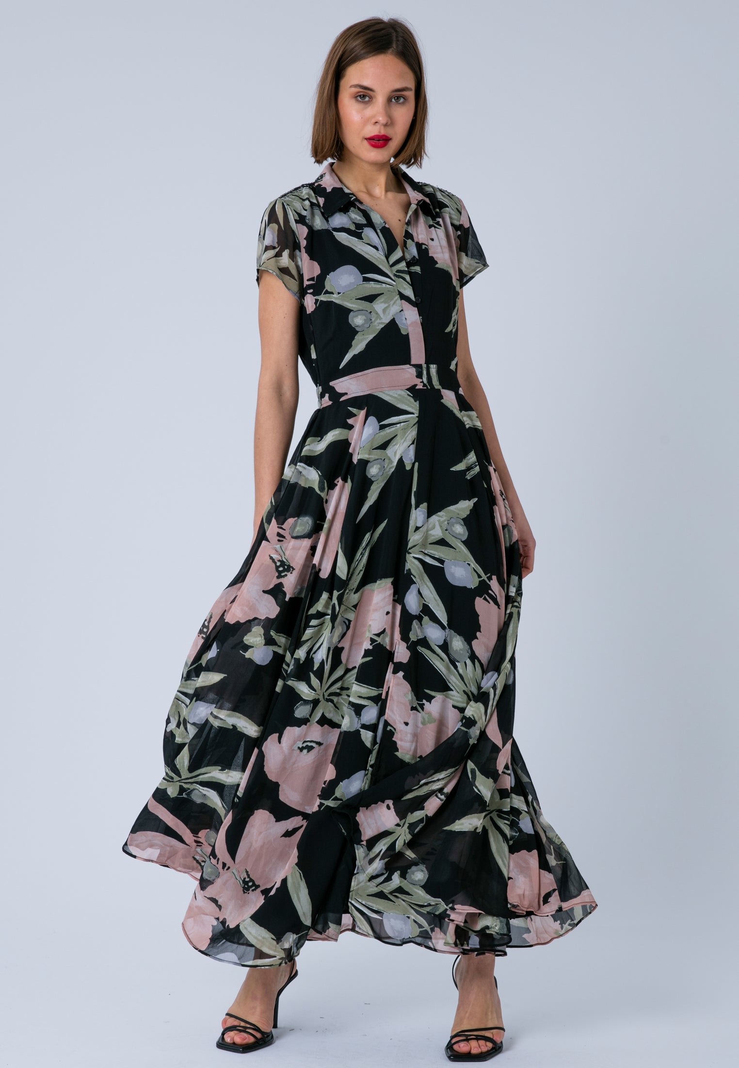 AVA SHIRT DRESS PRIME ASHES