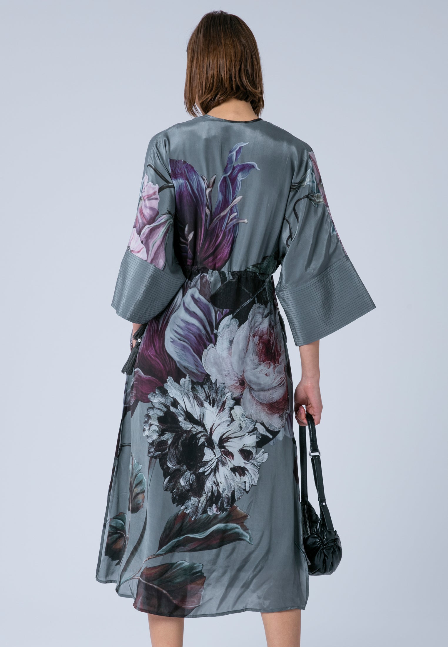 DENISE TUNIC FLORAL TAUPE