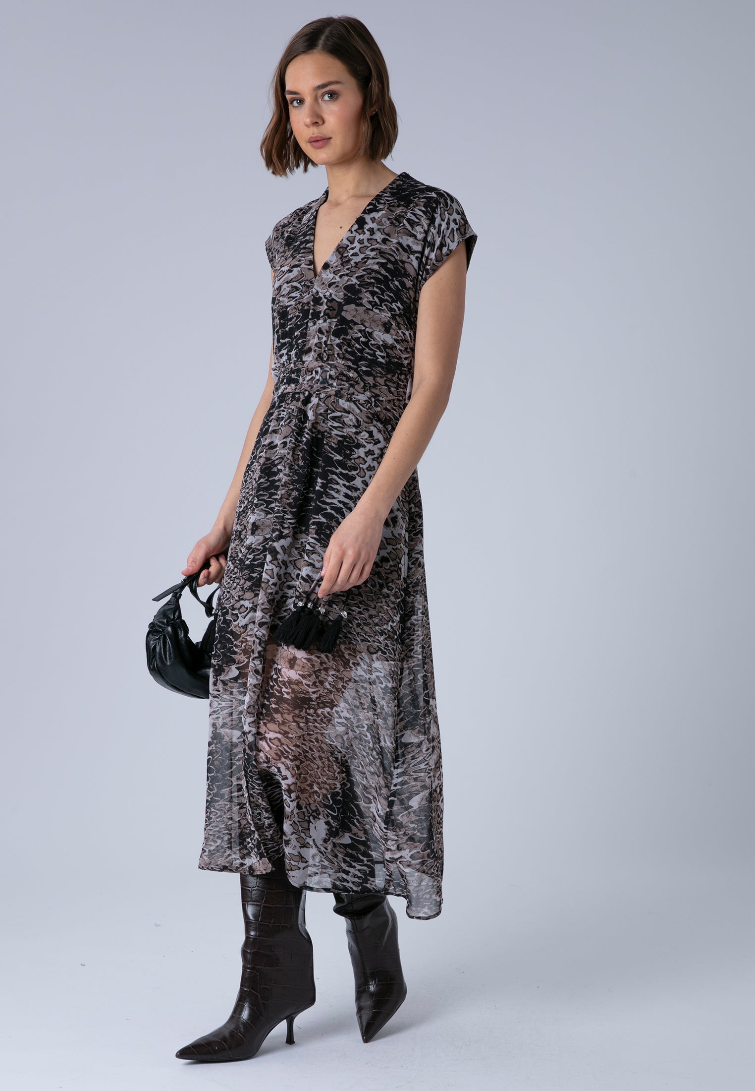 EMERALD DRESS ADDER BROWN