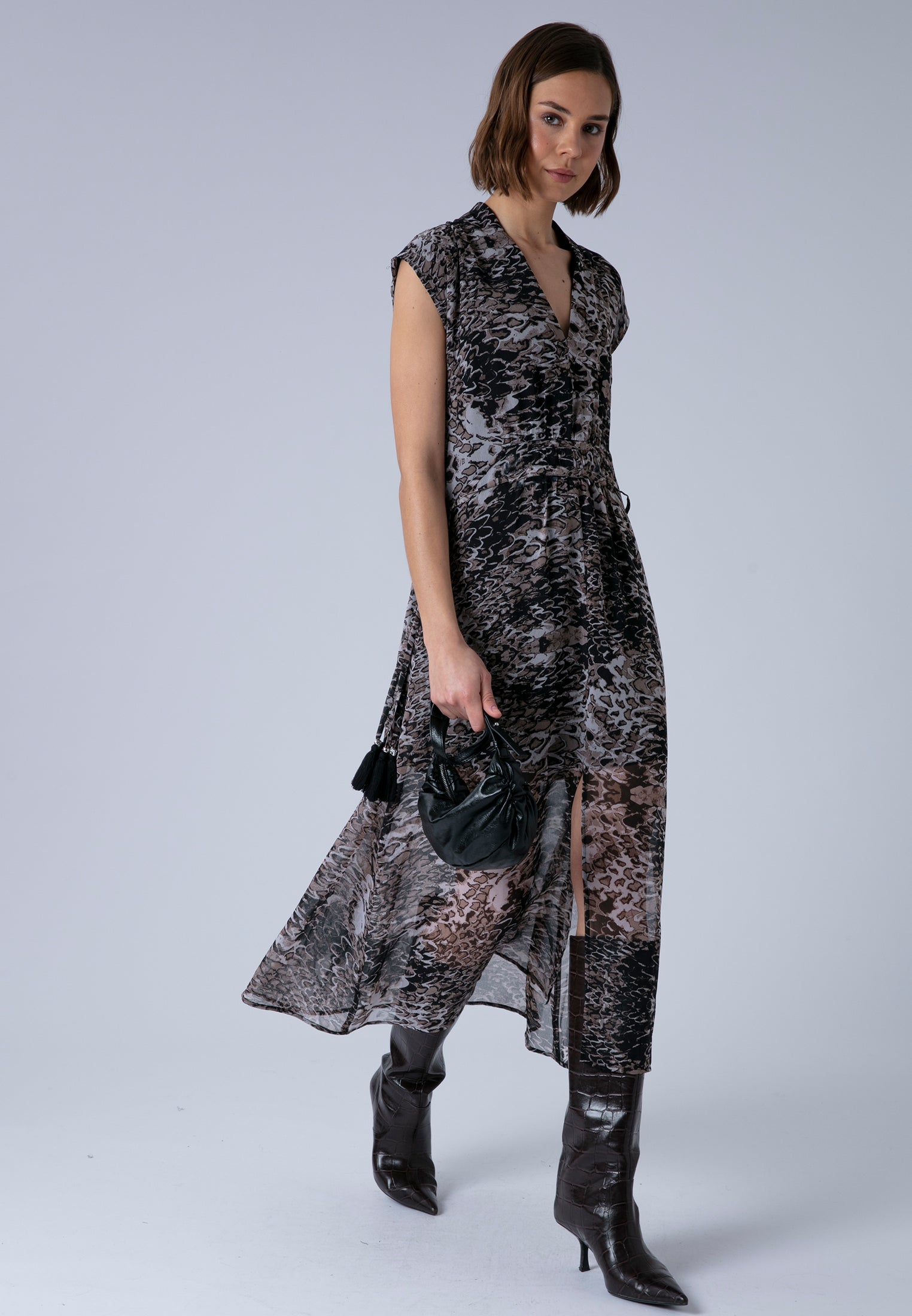 EMERALD DRESS ADDER BROWN