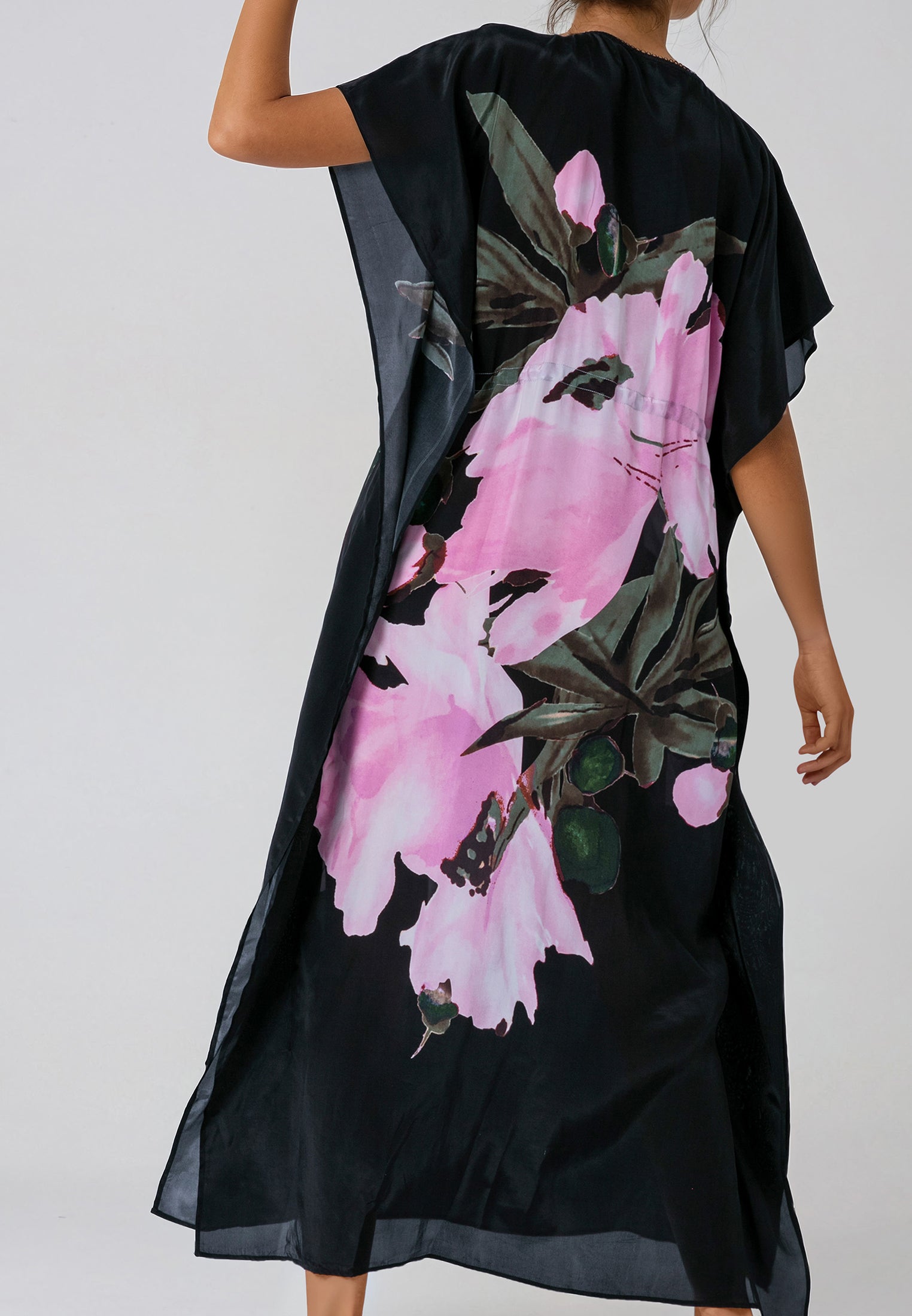 ELINA KAFTAN PRIME PINK FLOWER