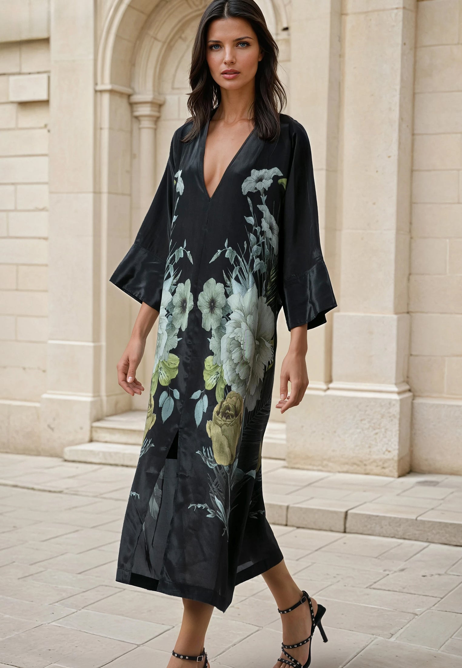 FIONA KAFTAN CAMELLIA
