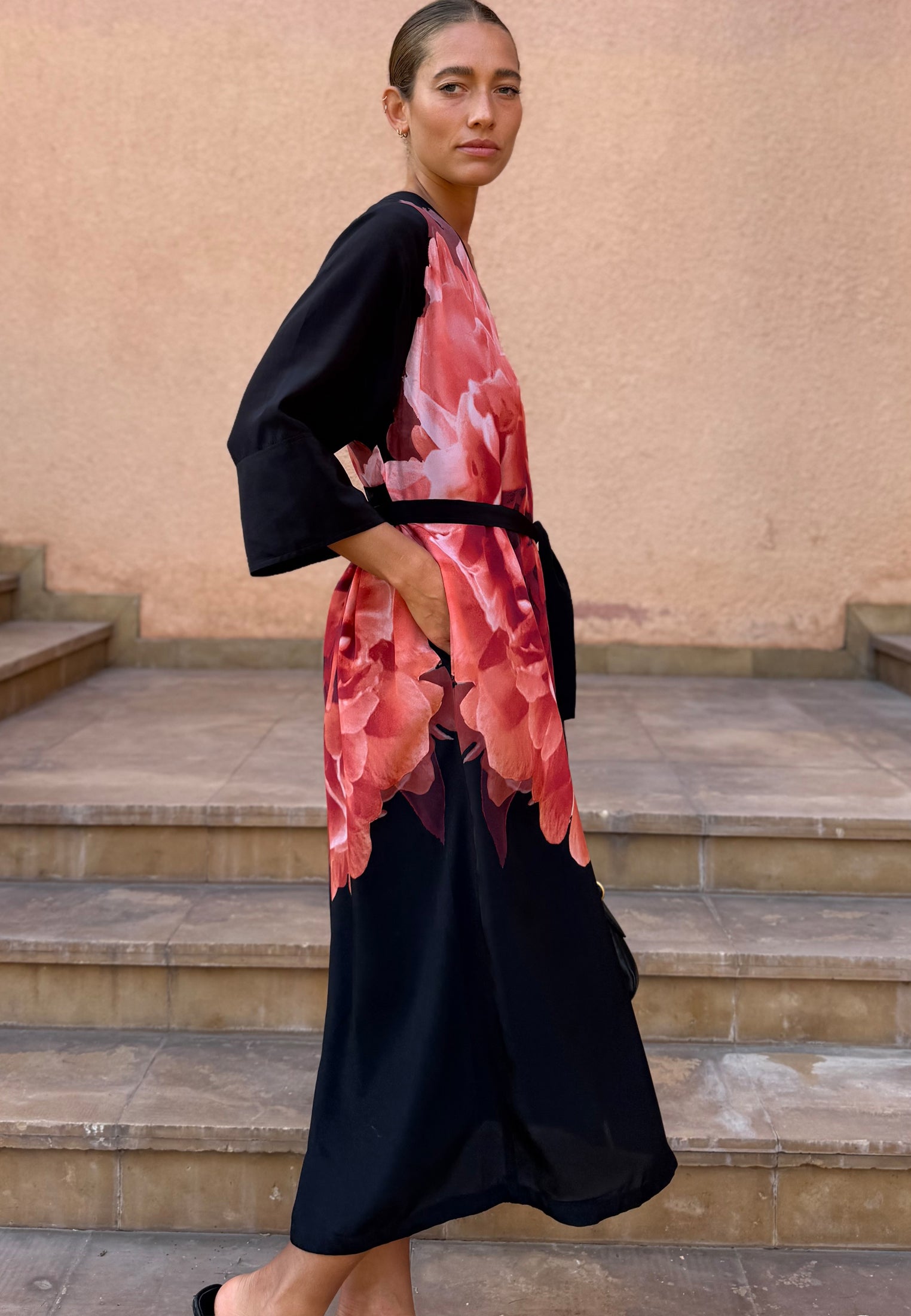 FIONA KAFTAN PARADISE TERRACOTTA