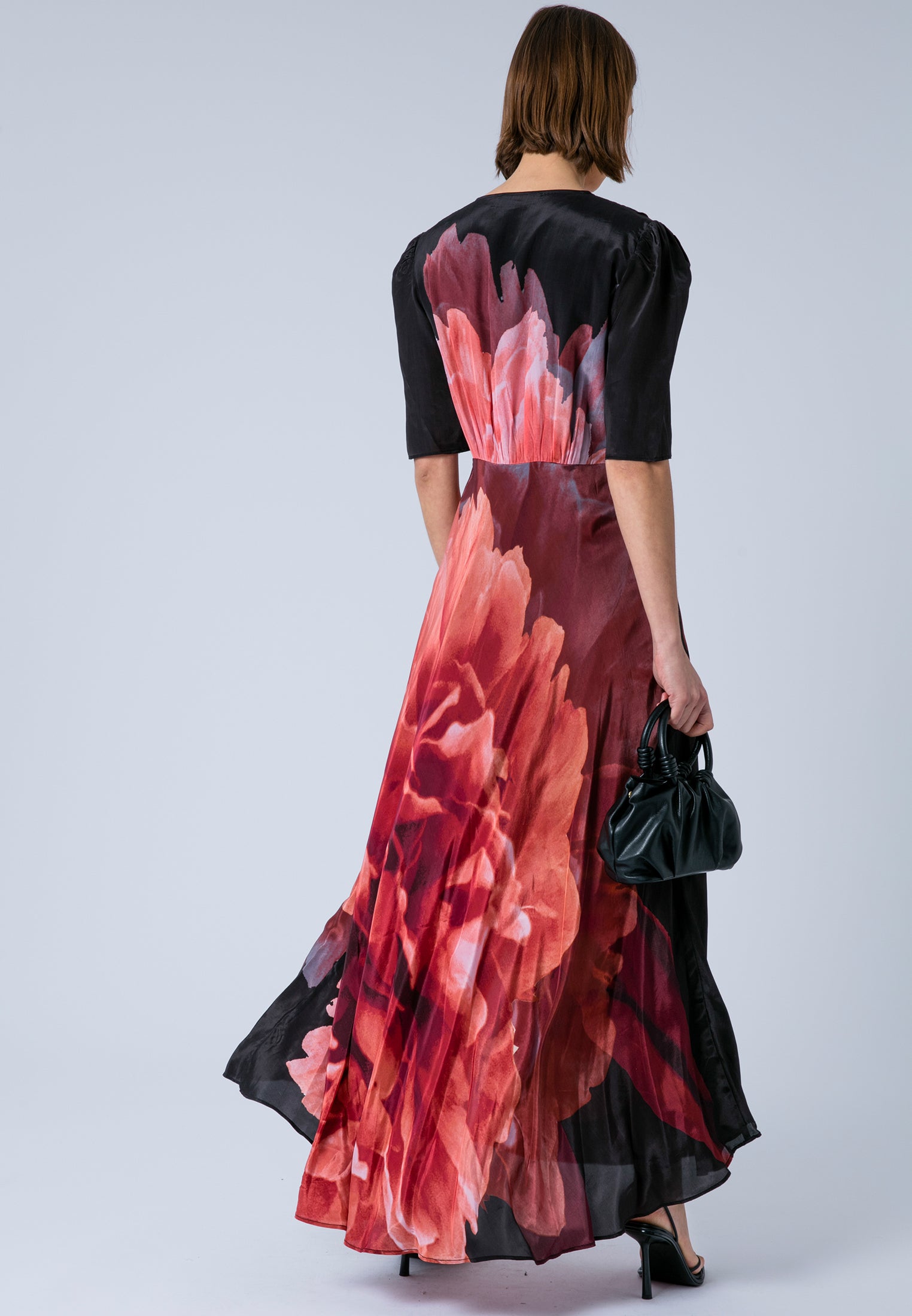 TAYLOR MAXI TEA DRESS PARADISE TERRACOTTA