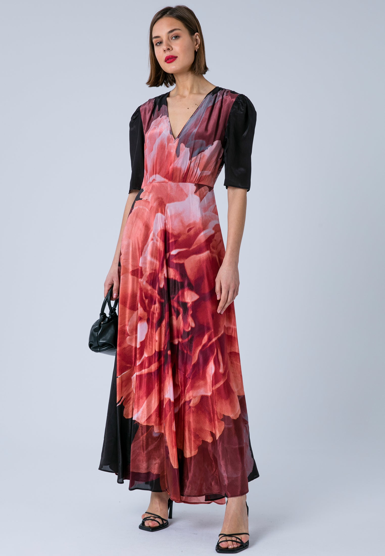 TAYLOR MAXI TEA DRESS PARADISE TERRACOTTA