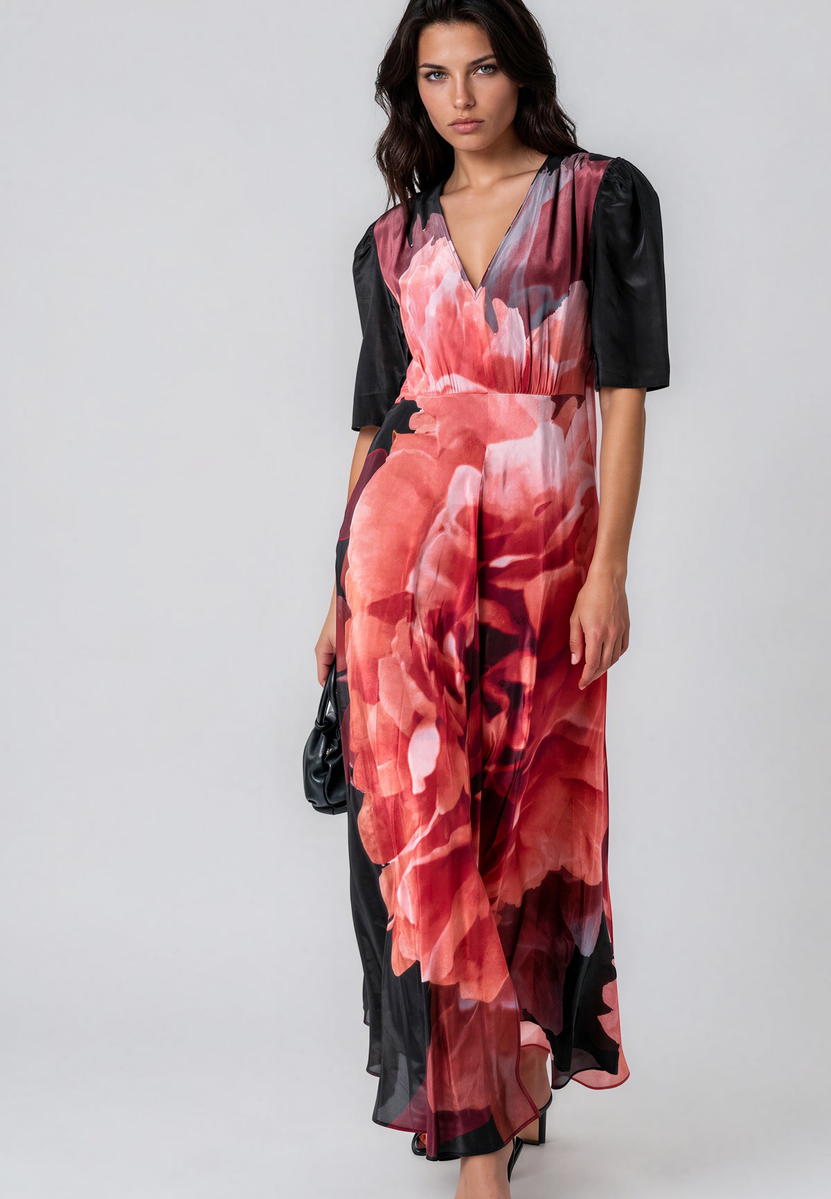 TAYLOR MAXI TEA DRESS PARADISE TERRACOTTA