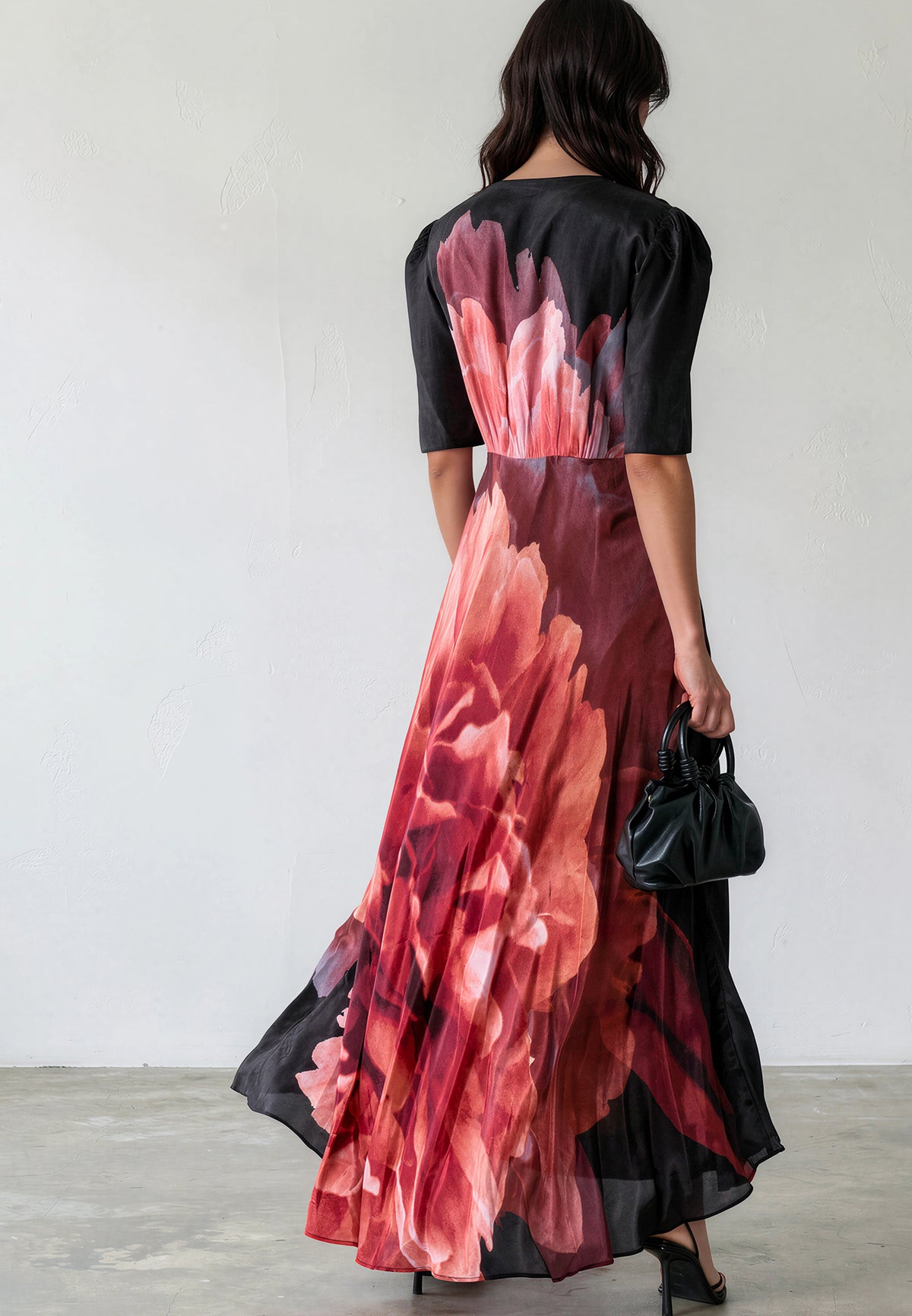 TAYLOR MAXI TEA DRESS PARADISE TERRACOTTA