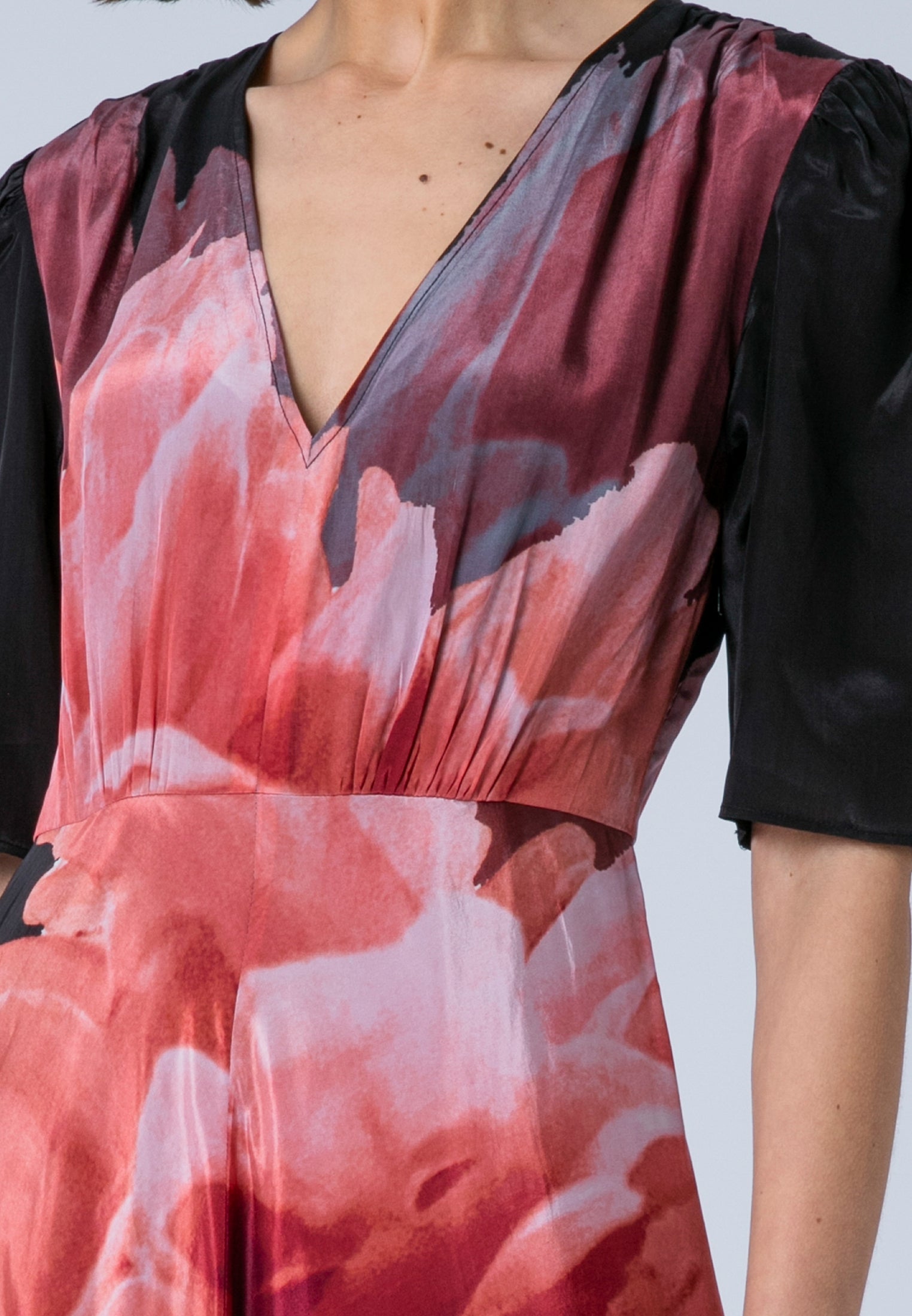 TAYLOR MAXI TEA DRESS PARADISE TERRACOTTA