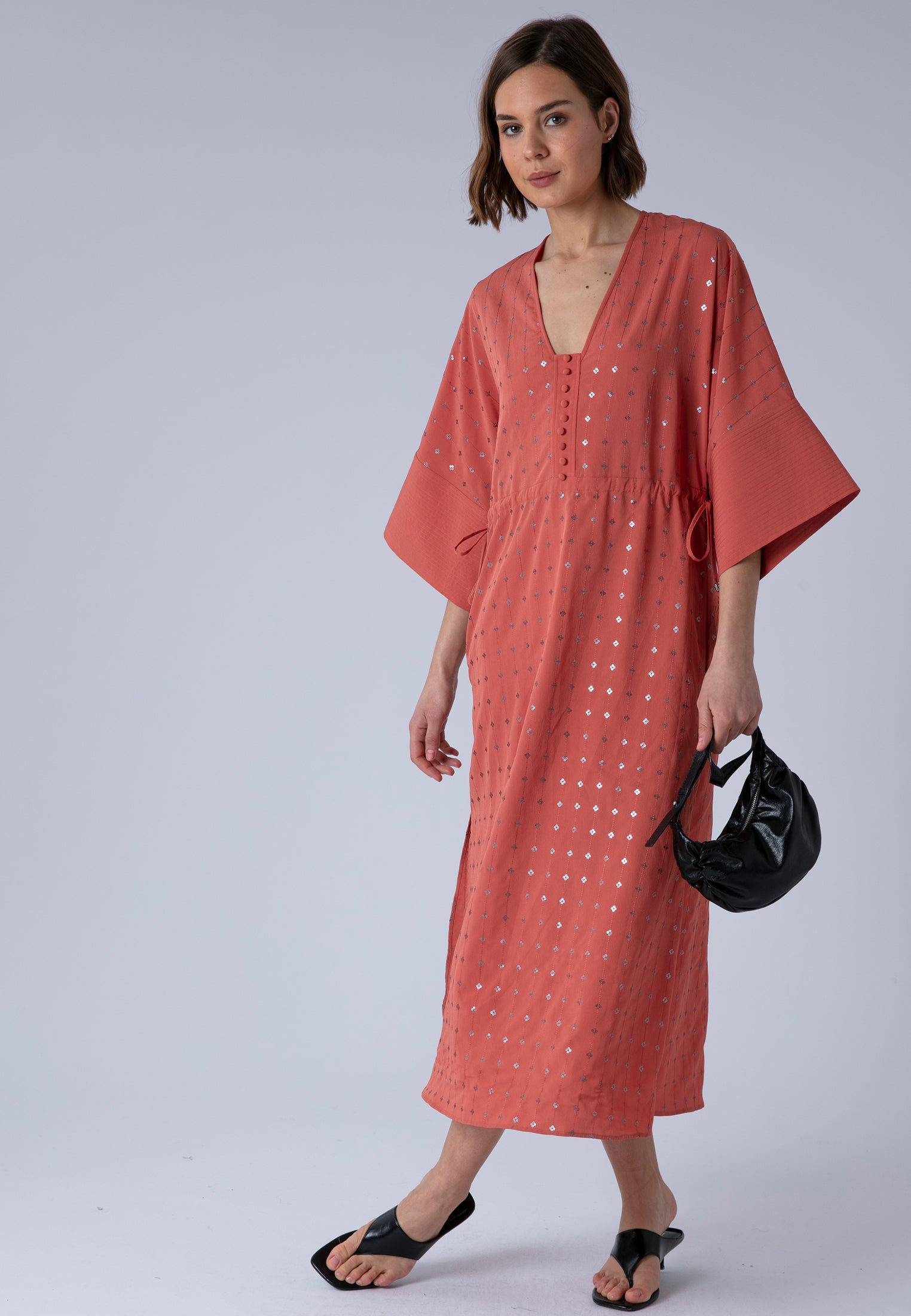 HELENA KAFTAN BURNT SIENNA